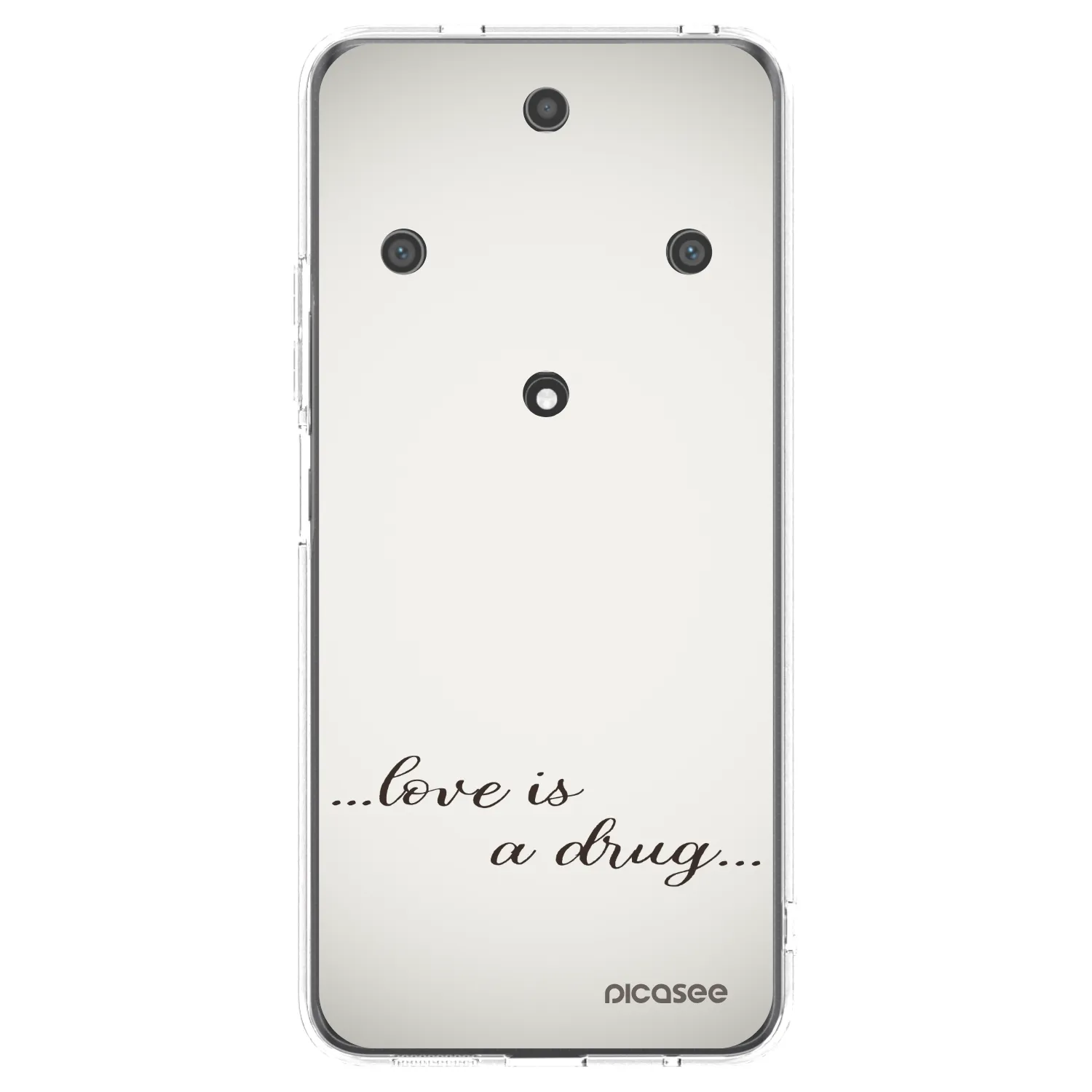Picasee silikonski prozorni ovitek za Honor Magic5 Lite 5G - Love is a drug