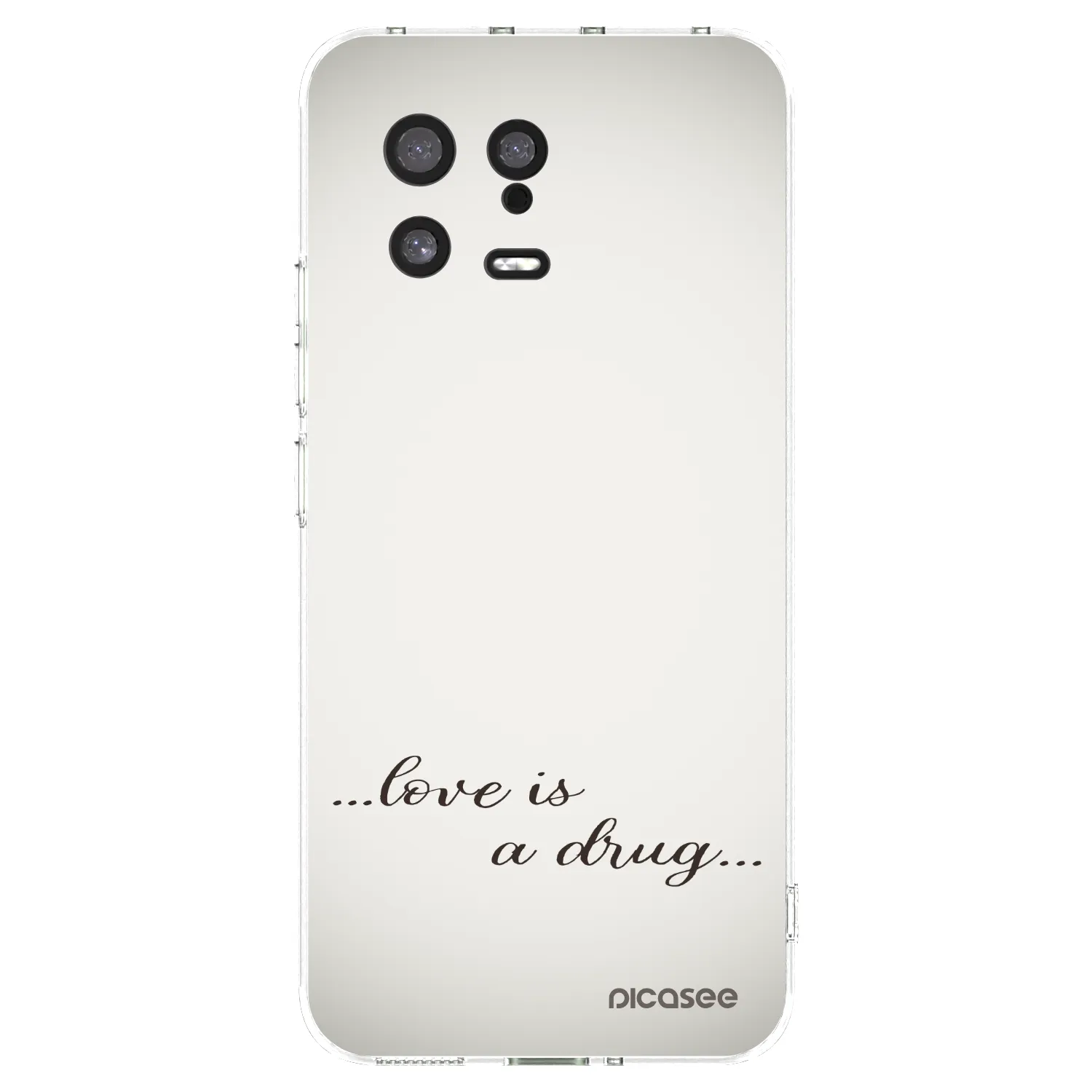 Picasee silikonski prozorni ovitek za Xiaomi 13 - Love is a drug