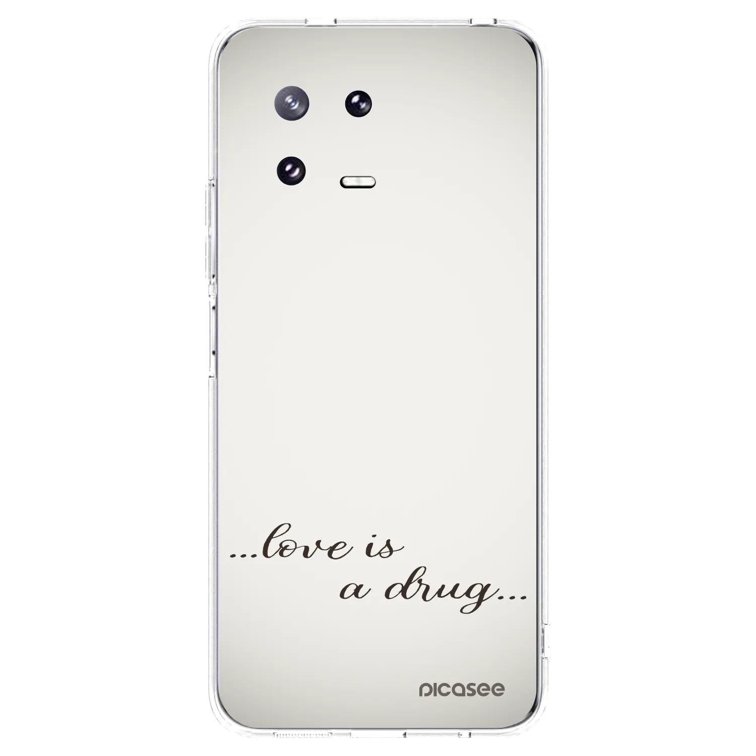 Picasee silikonski prozorni ovitek za Xiaomi 13 Pro - Love is a drug