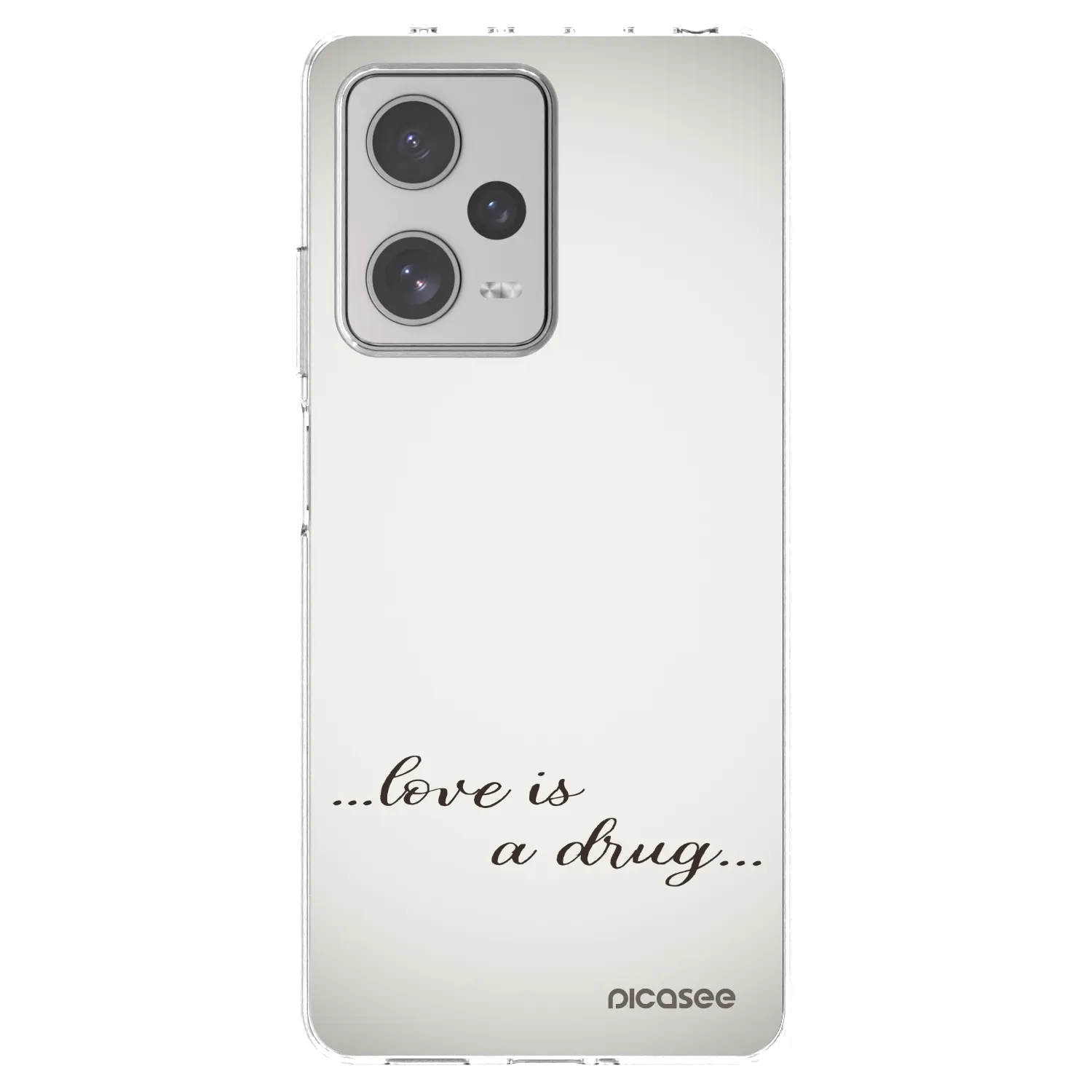 Picasee silikonski prozorni ovitek za Xiaomi Redmi Note 12 Pro+ 5G - Love is a drug