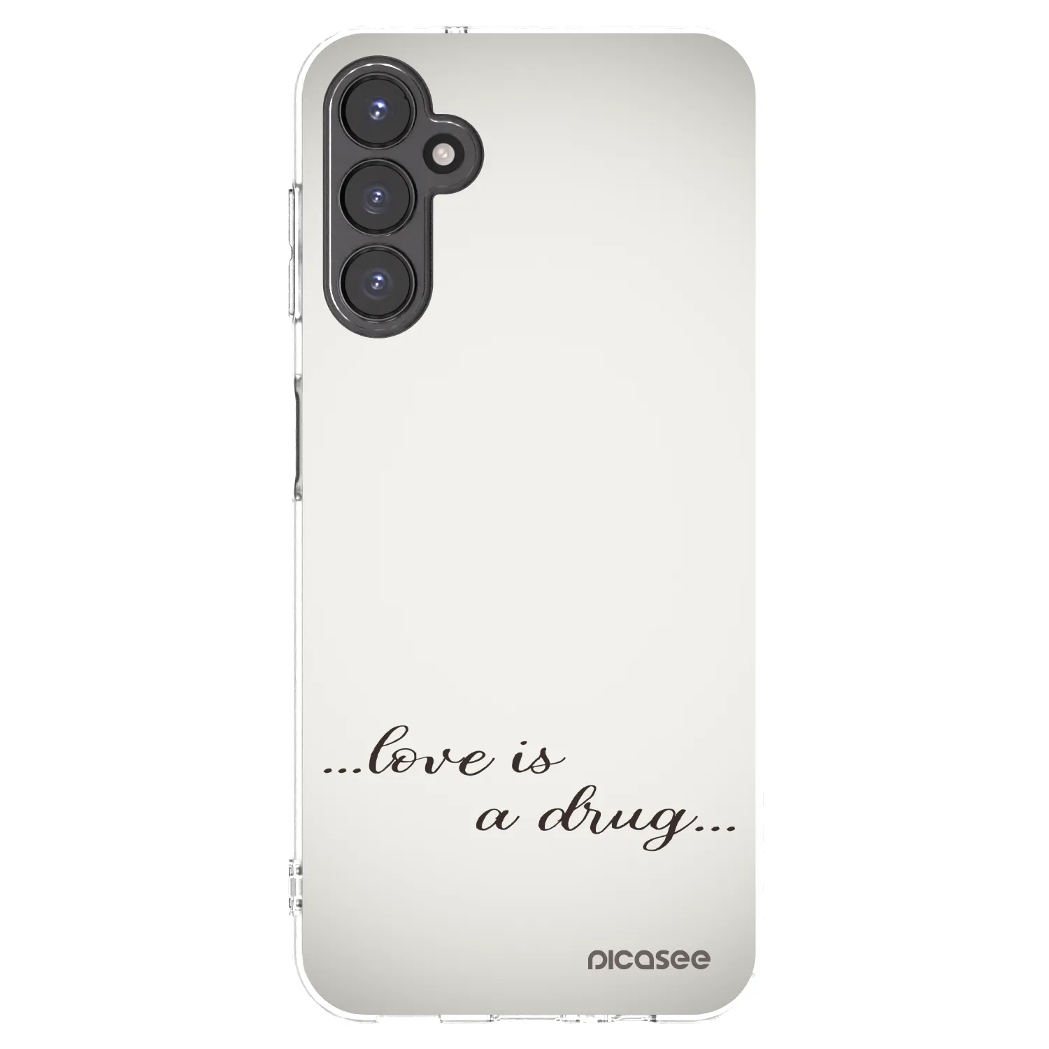 Picasee silikonski prozorni ovitek za Samsung Galaxy A14 5G A146P - Love is a drug