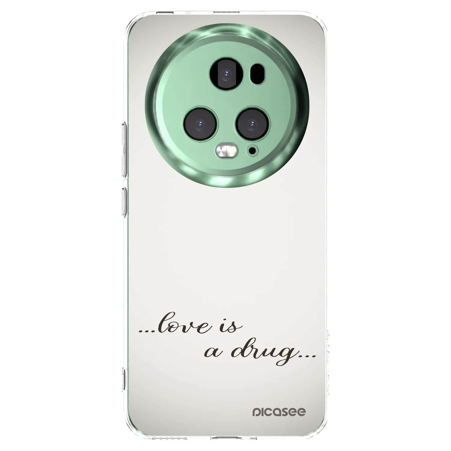 Picasee silikonski prozorni ovitek za Honor Magic5 Pro - Love is a drug