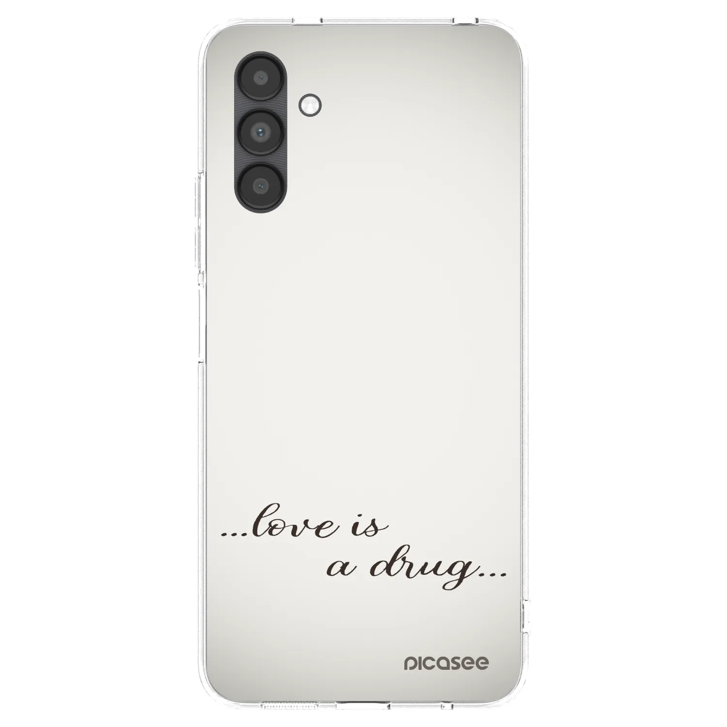 Picasee silikonski prozorni ovitek za Samsung Galaxy A04s A047F - Love is a drug