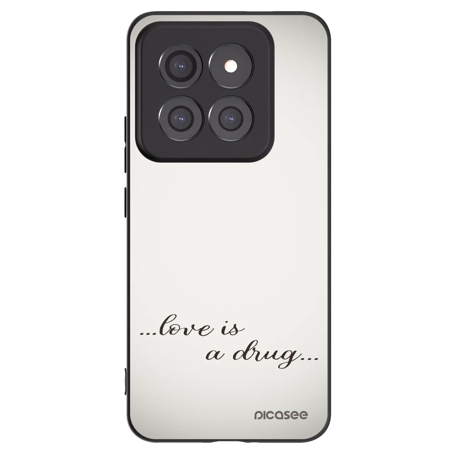 Picasee silikonski črni ovitek za Xiaomi 14 Pro - Love is a drug