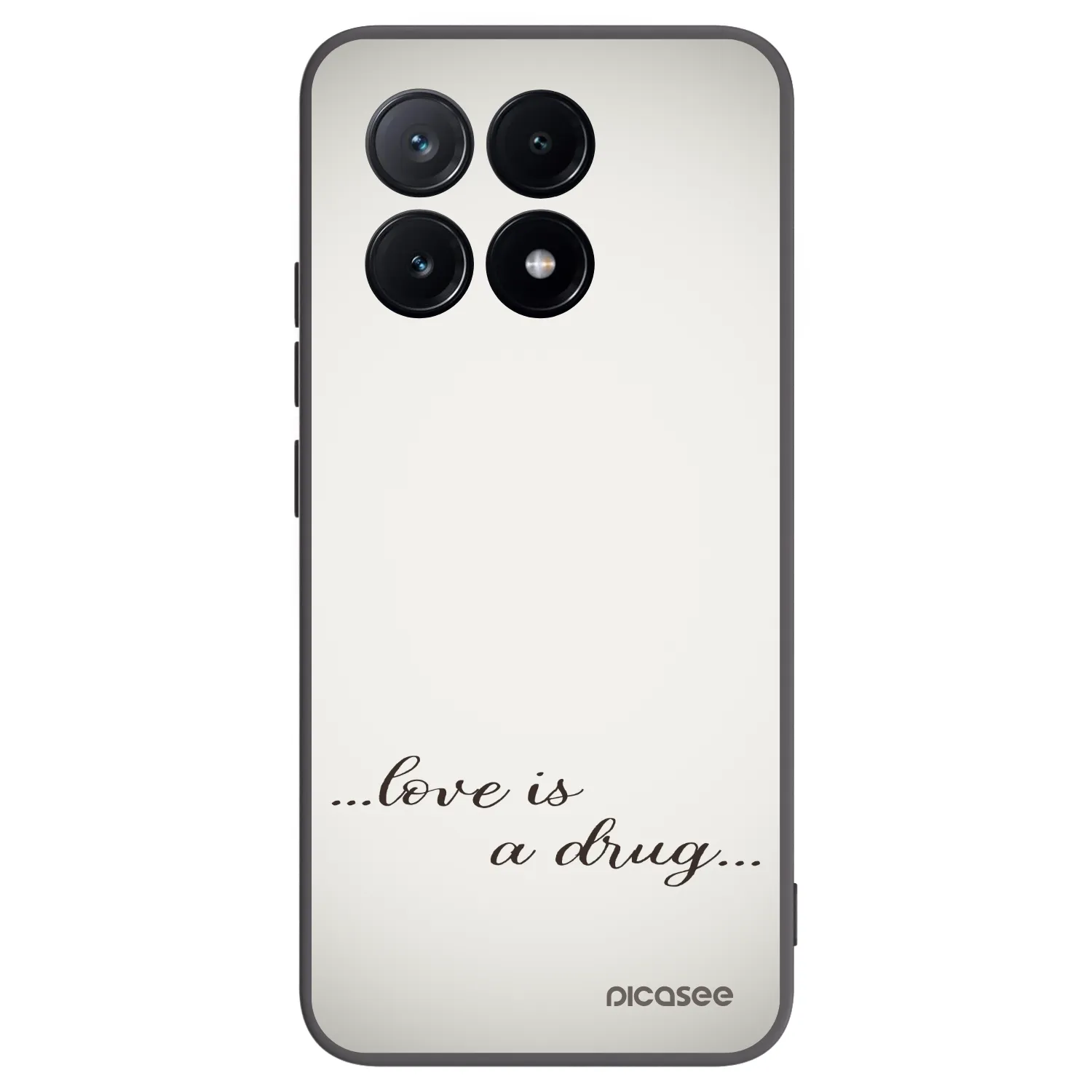 Picasee silikonski črni ovitek za Xiaomi Poco X6 Pro - Love is a drug
