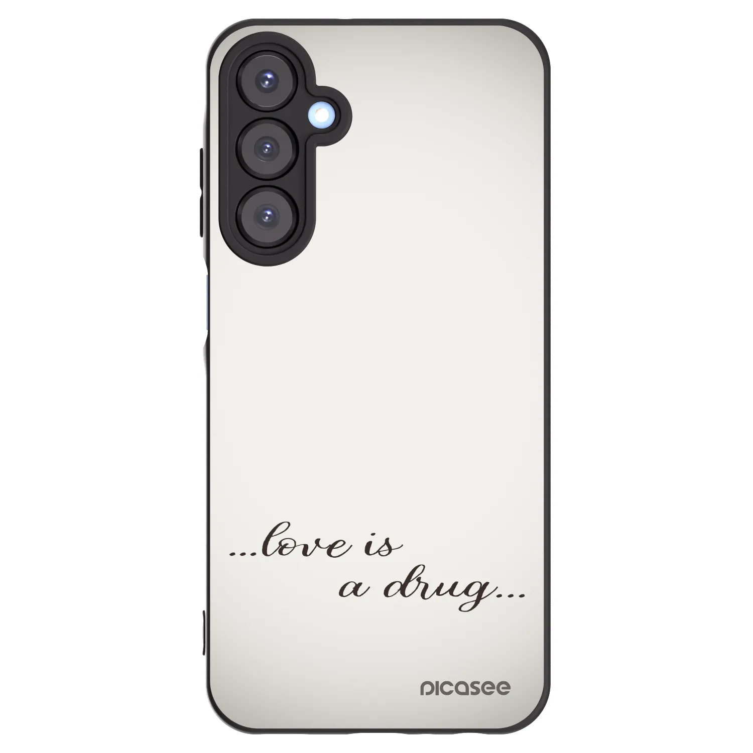 Picasee silikonski črni ovitek za Samsung Galaxy A25 A256B 5G - Love is a drug