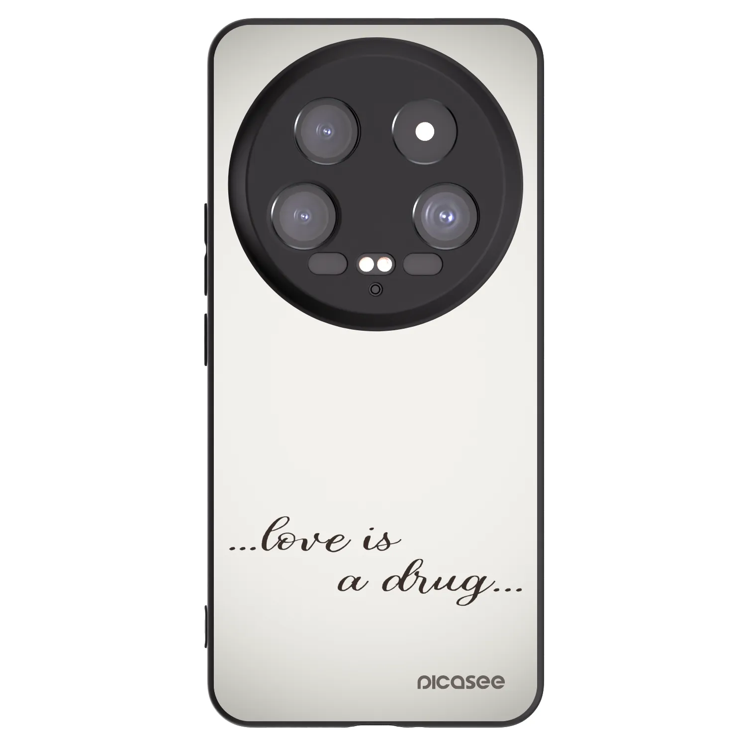Picasee silikonski črni ovitek za Xiaomi 14 Ultra - Love is a drug