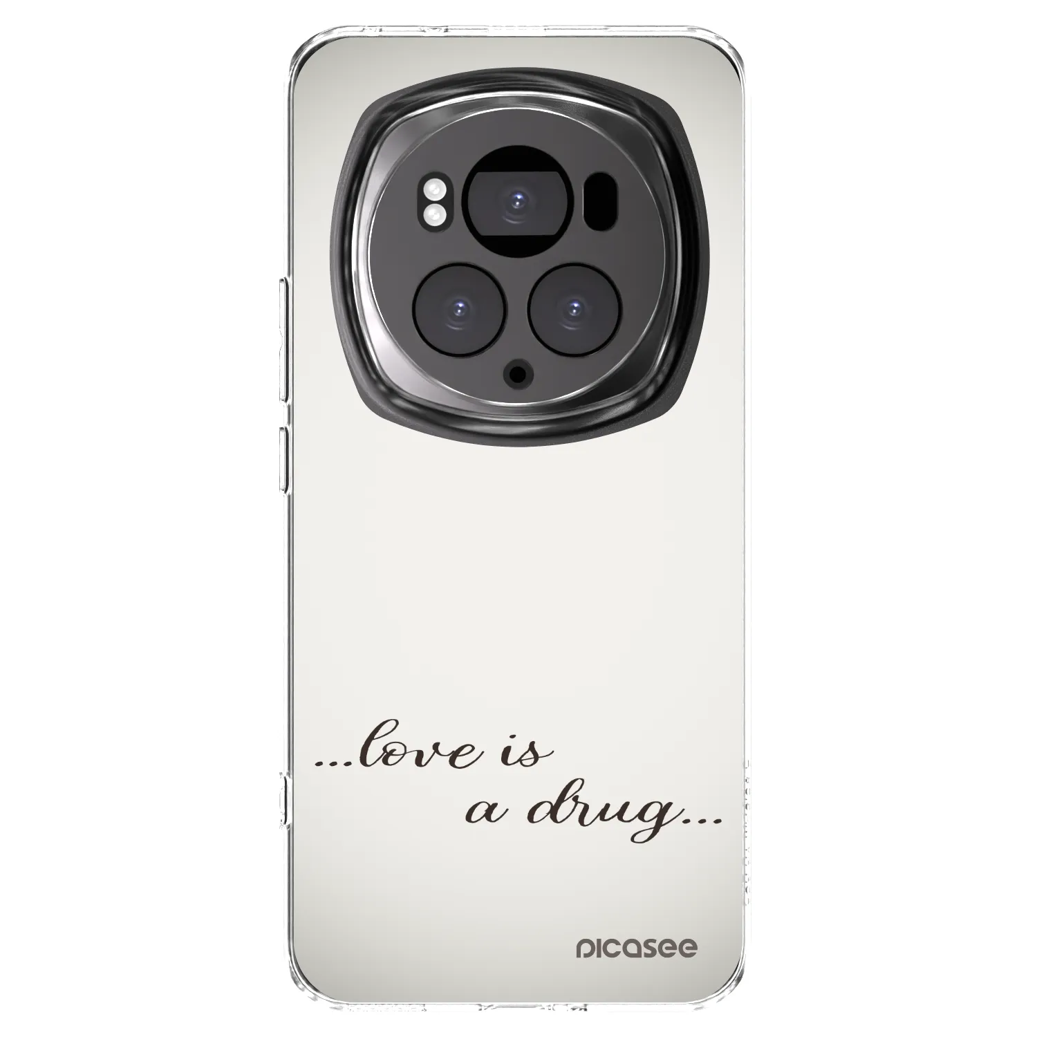 Picasee silikonski prozorni ovitek za Honor Magic6 Pro - Love is a drug