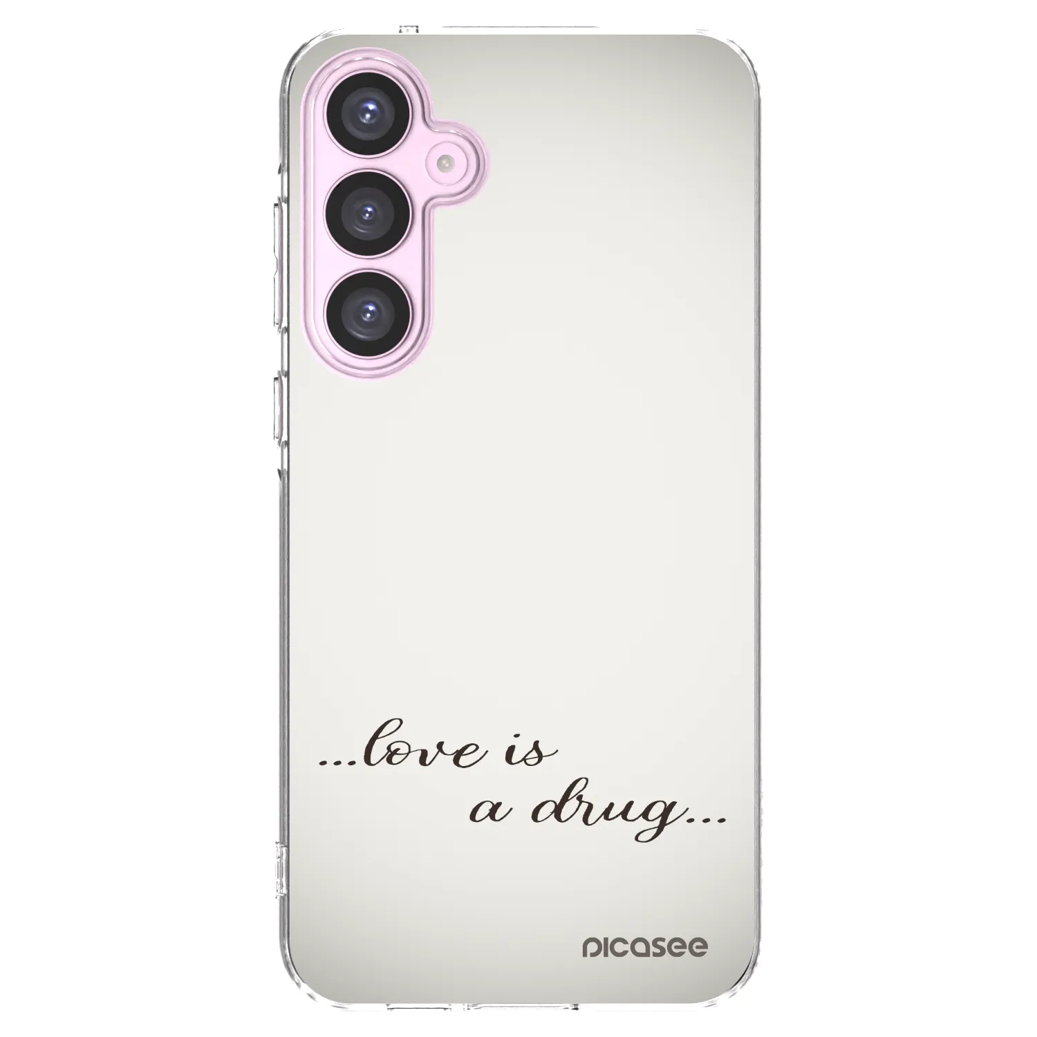 Picasee silikonski prozorni ovitek za Samsung Galaxy A55 5G A556B - Love is a drug