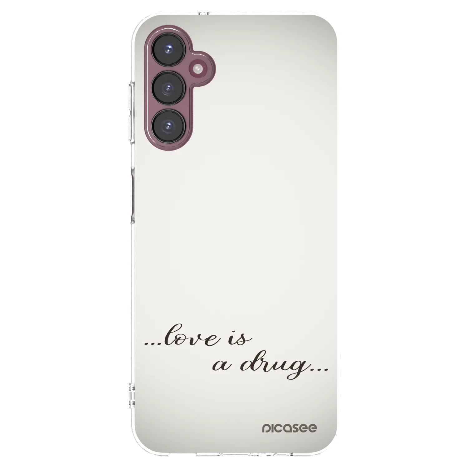 Picasee silikonski prozorni ovitek za Samsung Galaxy A05s A057G - Love is a drug
