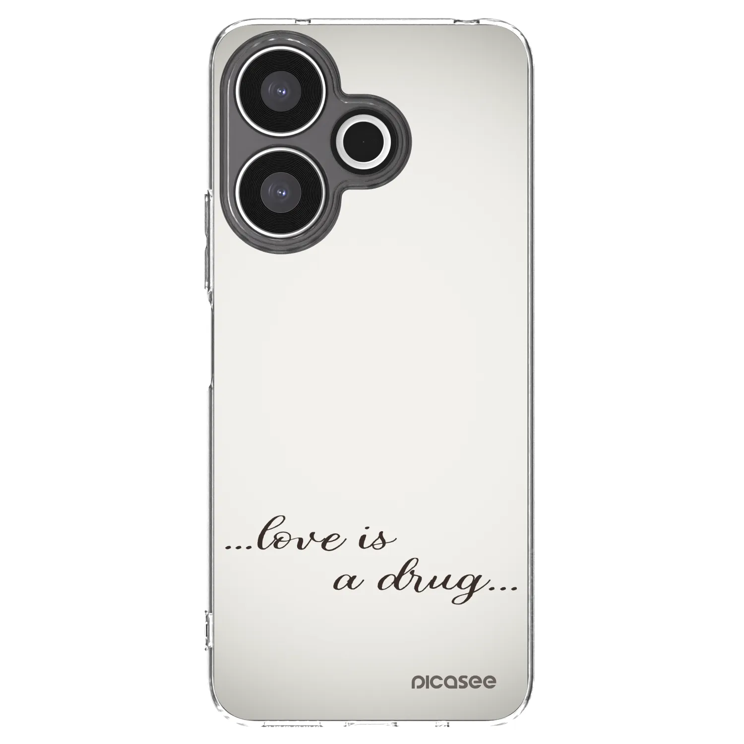 Picasee silikonski prozorni ovitek za Xiaomi Redmi 13 4G - Love is a drug