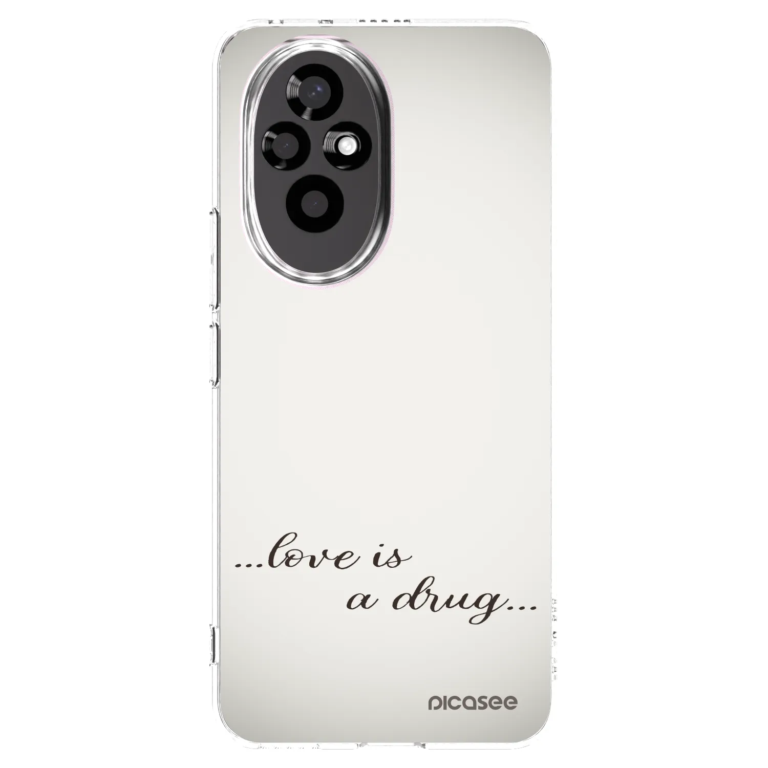 Picasee silikonski prozorni ovitek za Honor 200 5G - Love is a drug
