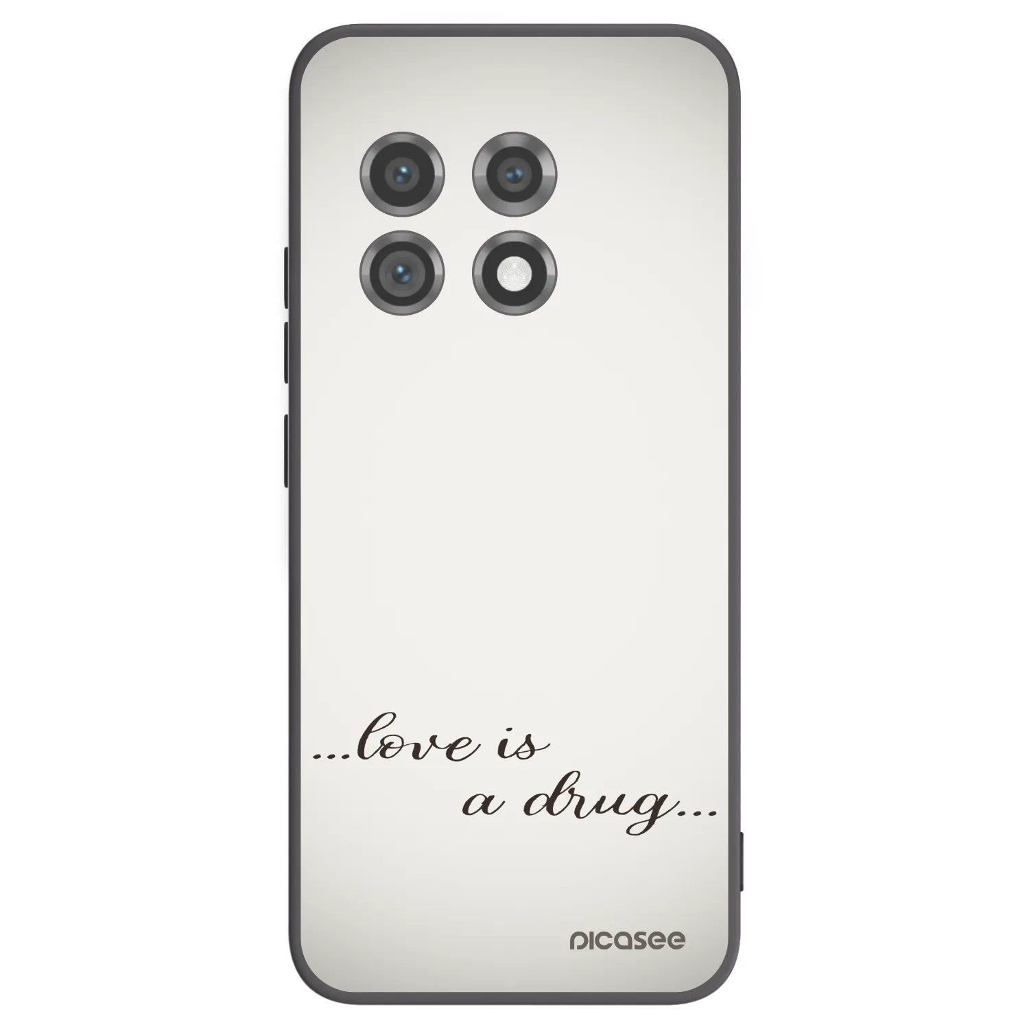 Picasee silikonski črni ovitek za OnePlus 11 5G - Love is a drug