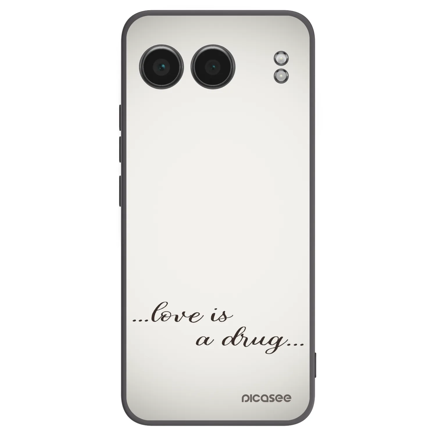 Picasee silikonski črni ovitek za OnePlus Nord 4 - Love is a drug