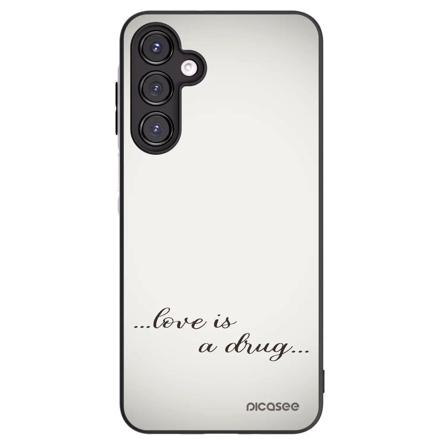 Picasee silikonski črni ovitek za Samsung Galaxy A16 5G - Love is a drug