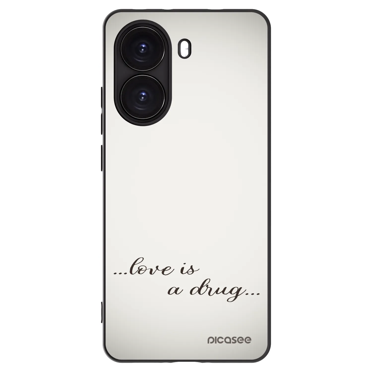 Picasee silikonski črni ovitek za Xiaomi Poco X7 Pro 5G - Love is a drug