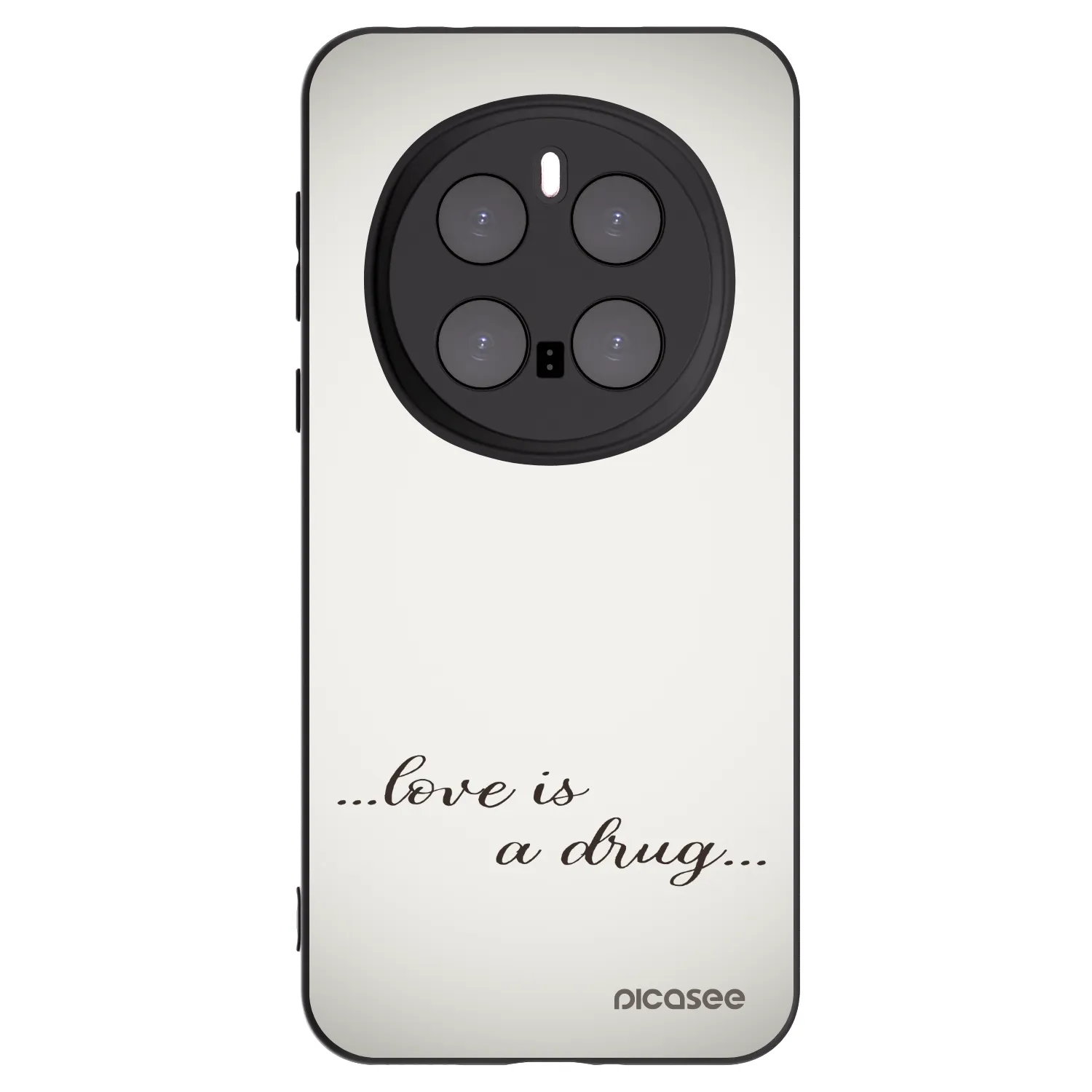 Picasee silikonski črni ovitek za Honor Magic7 Pro 5G - Love is a drug
