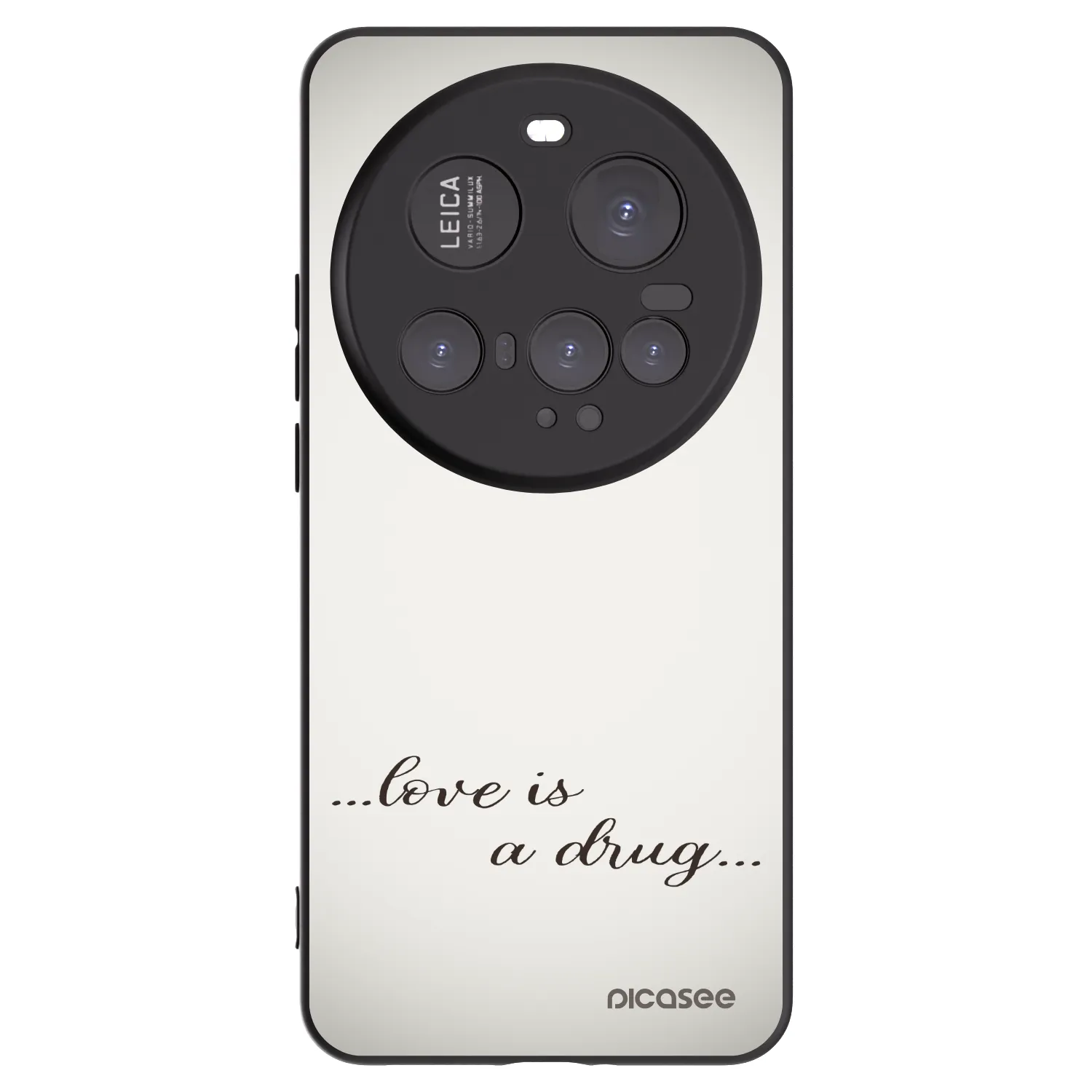 Picasee silikonski črni ovitek za Xiaomi 15 Ultra - Love is a drug
