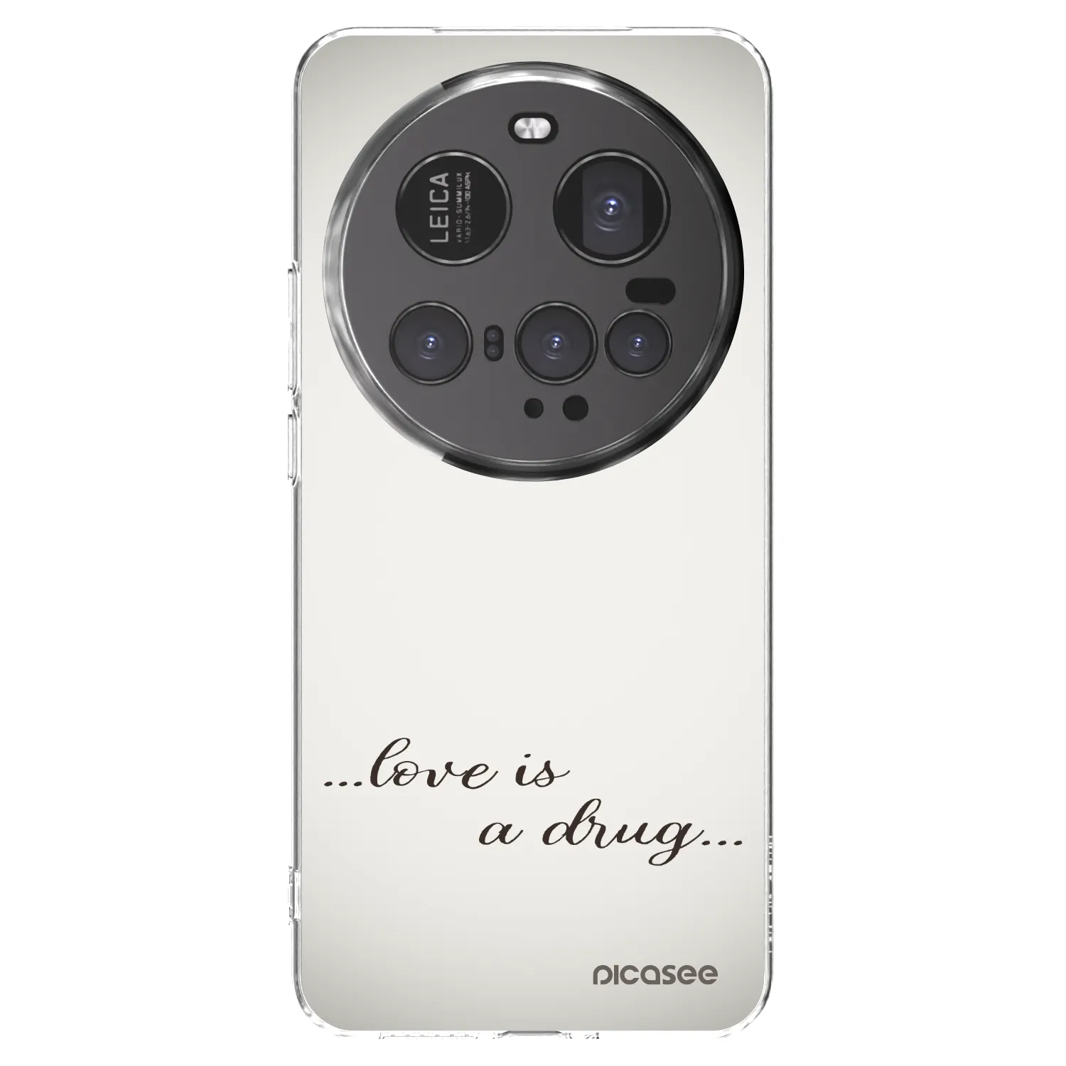 Picasee silikonski prozorni ovitek za Xiaomi 15 Ultra - Love is a drug