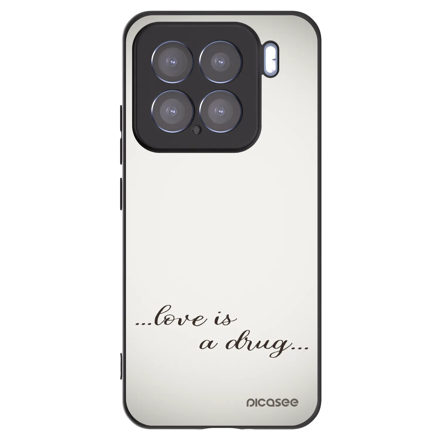 Picasee silikonski črni ovitek za Xiaomi 15 - Love is a drug