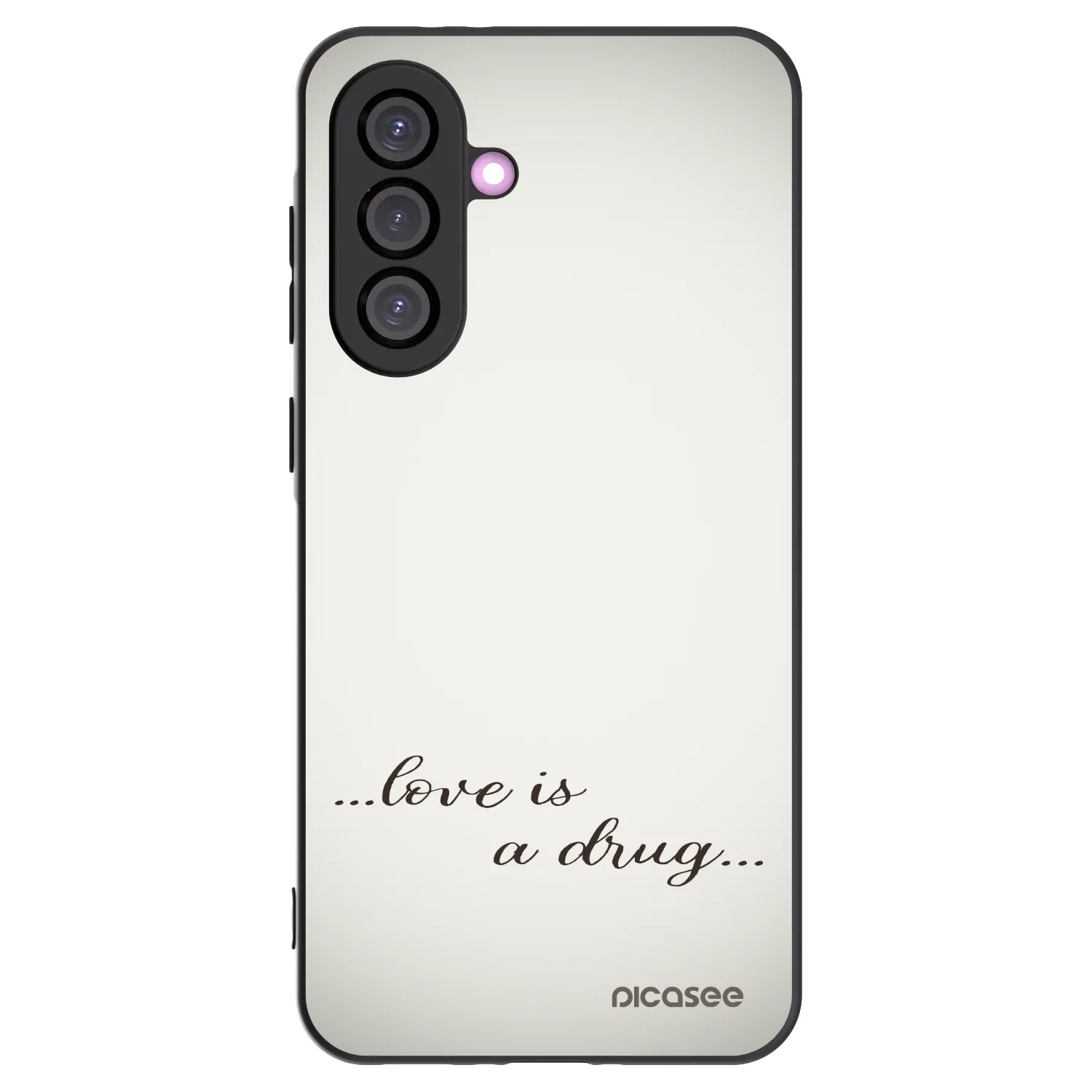 Picasee silikonski črni ovitek za Samsung Galaxy A56 5G A566B - Love is a drug