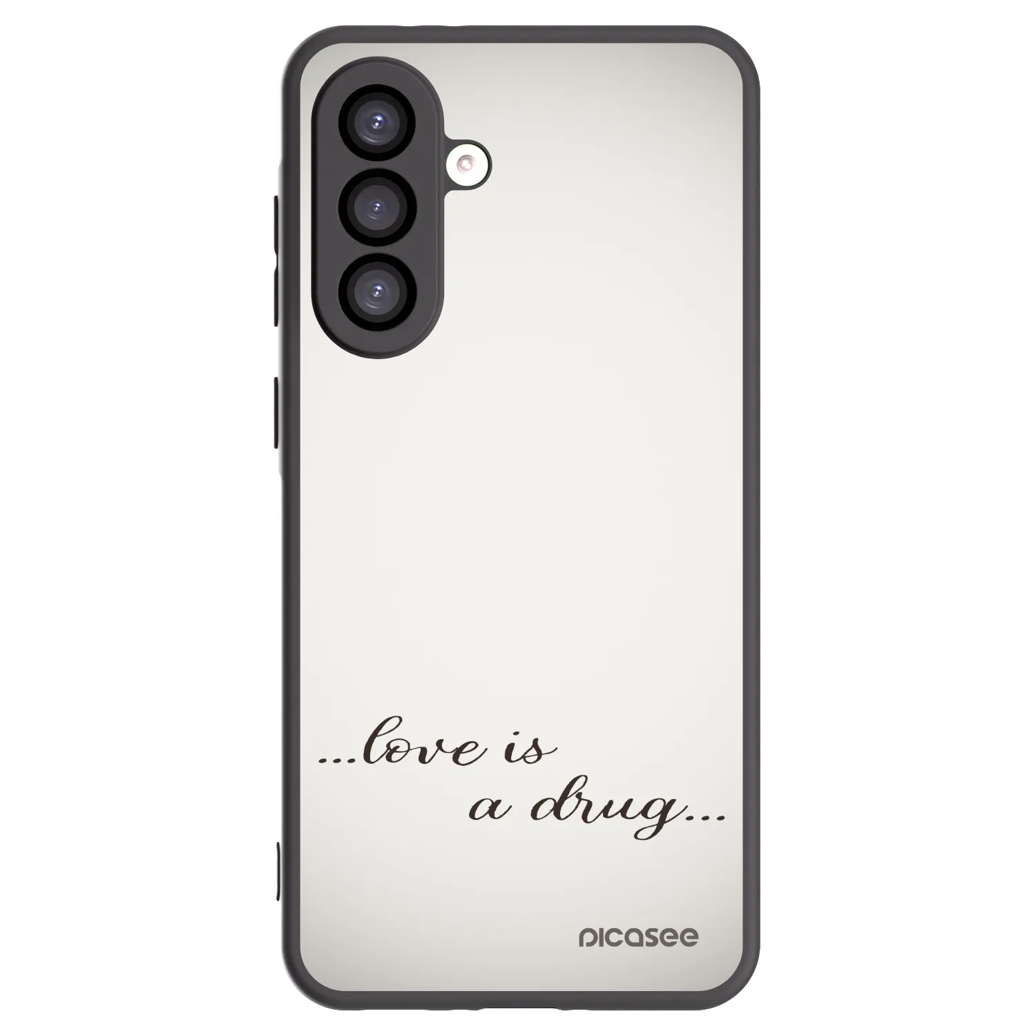 Picasee silikonski črni ovitek za Samsung Galaxy A26 5G A266B - Love is a drug