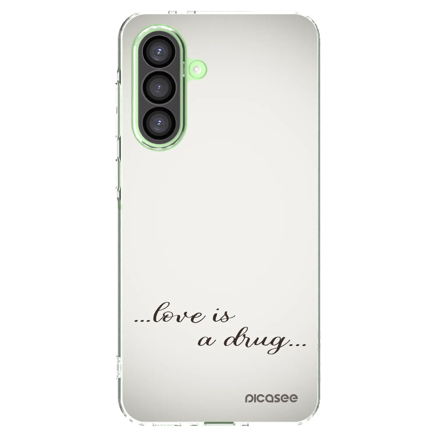 Picasee silikonski prozorni ovitek za Samsung Galaxy A26 5G A266B - Love is a drug