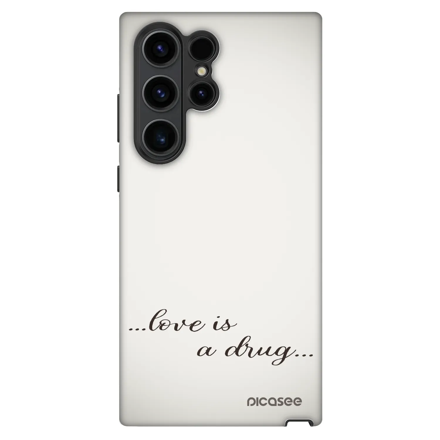 Picasee Fashion Case za Samsung Galaxy S23 Ultra 5G - Love is a drug