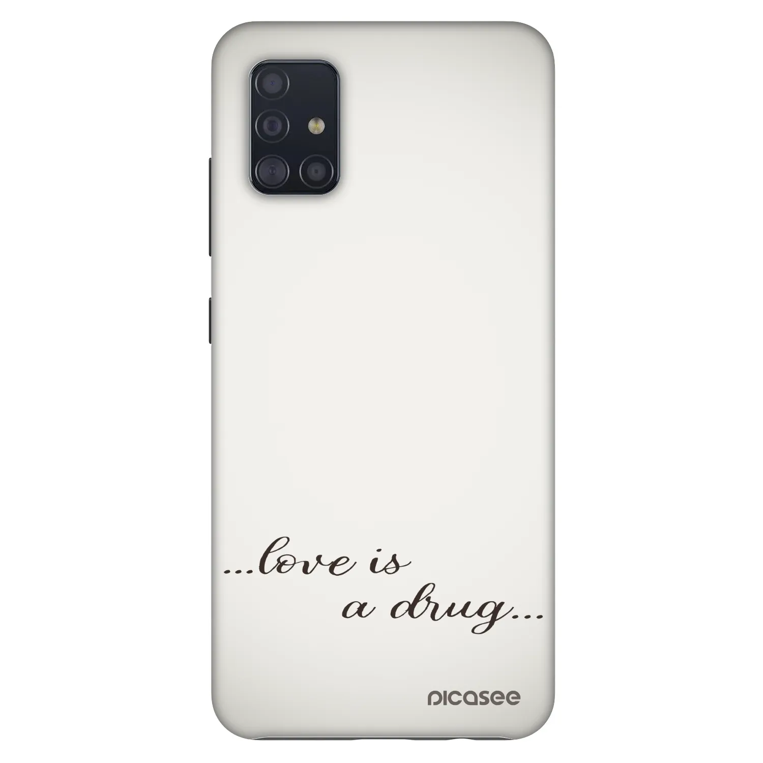 Picasee Fashion Case za Samsung Galaxy A51 A515F - Love is a drug