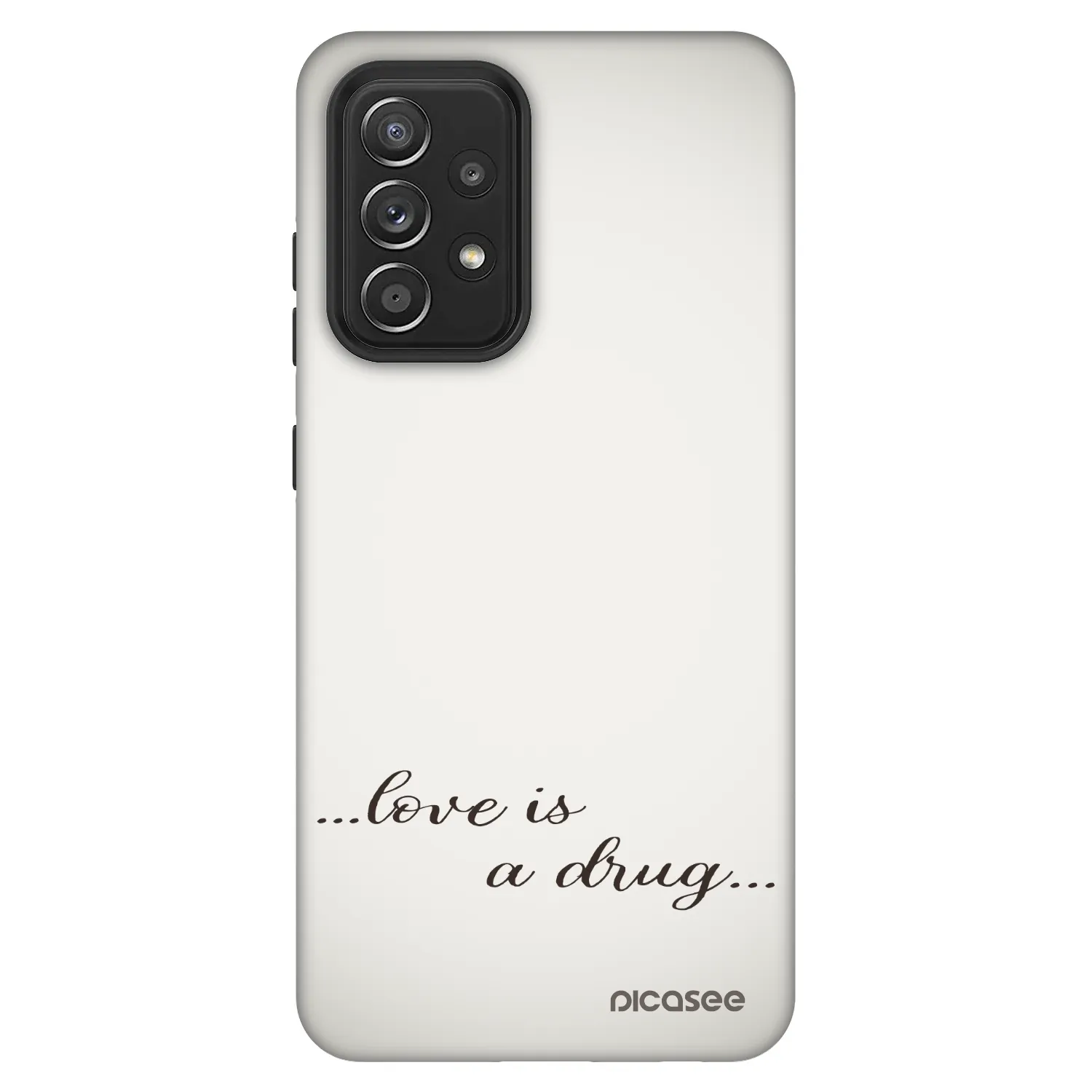 Picasee Fashion Case za Samsung Galaxy A52 5G A525F - Love is a drug