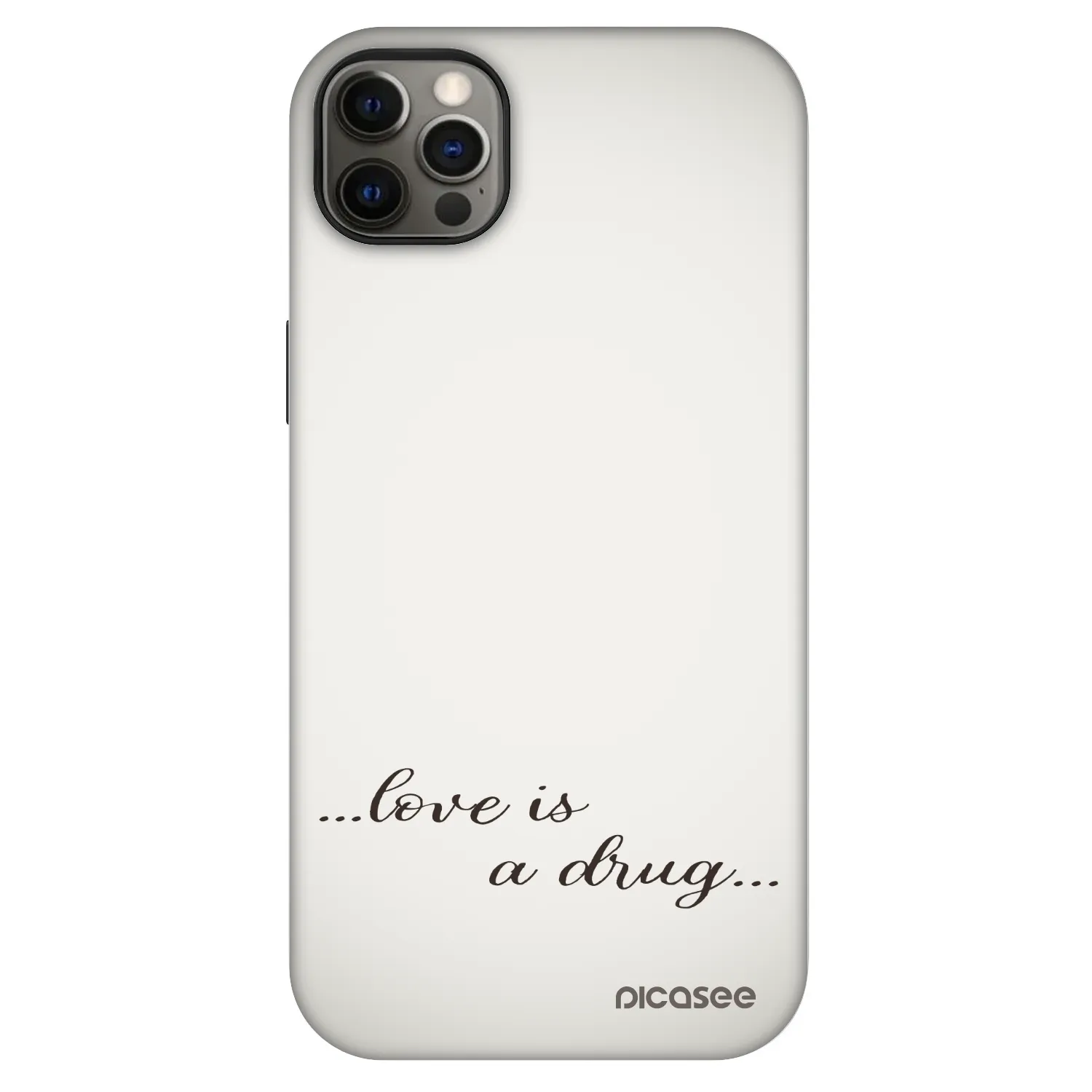 Picasee Fashion Case MagSafe za Apple iPhone 12 Pro Max - Love is a drug
