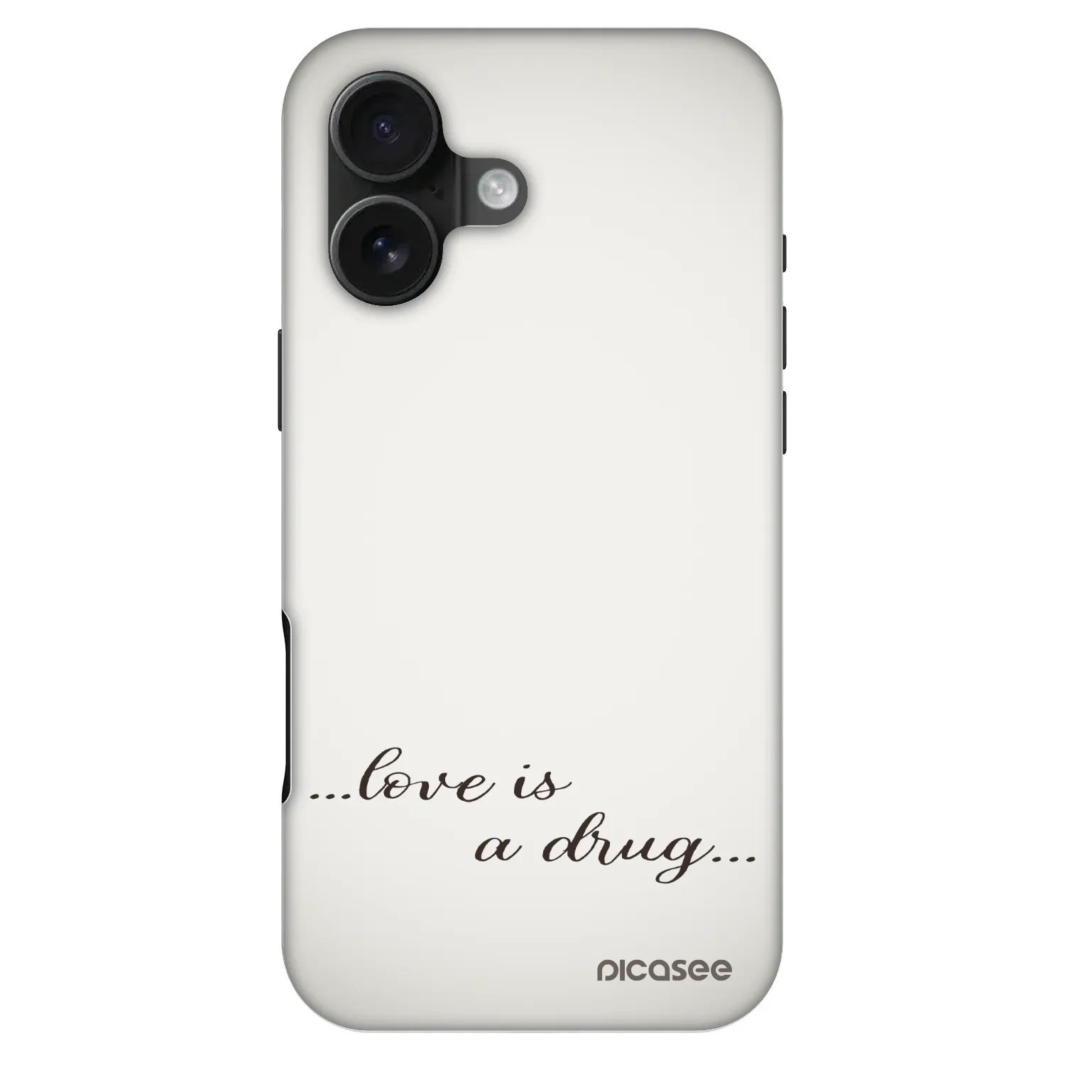 Picasee Fashion Case MagSafe za Apple iPhone 16 - Love is a drug