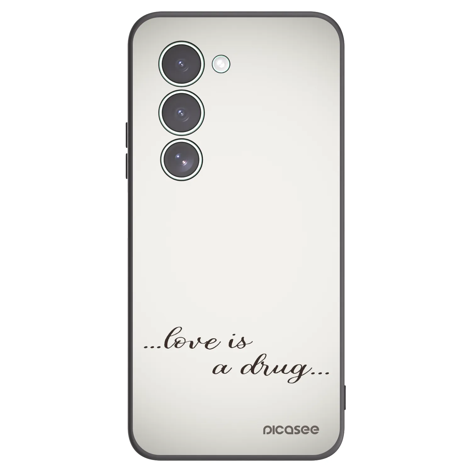 Picasee silikonski črni ovitek za Xiaomi Redmi 15 5G - Love is a drug