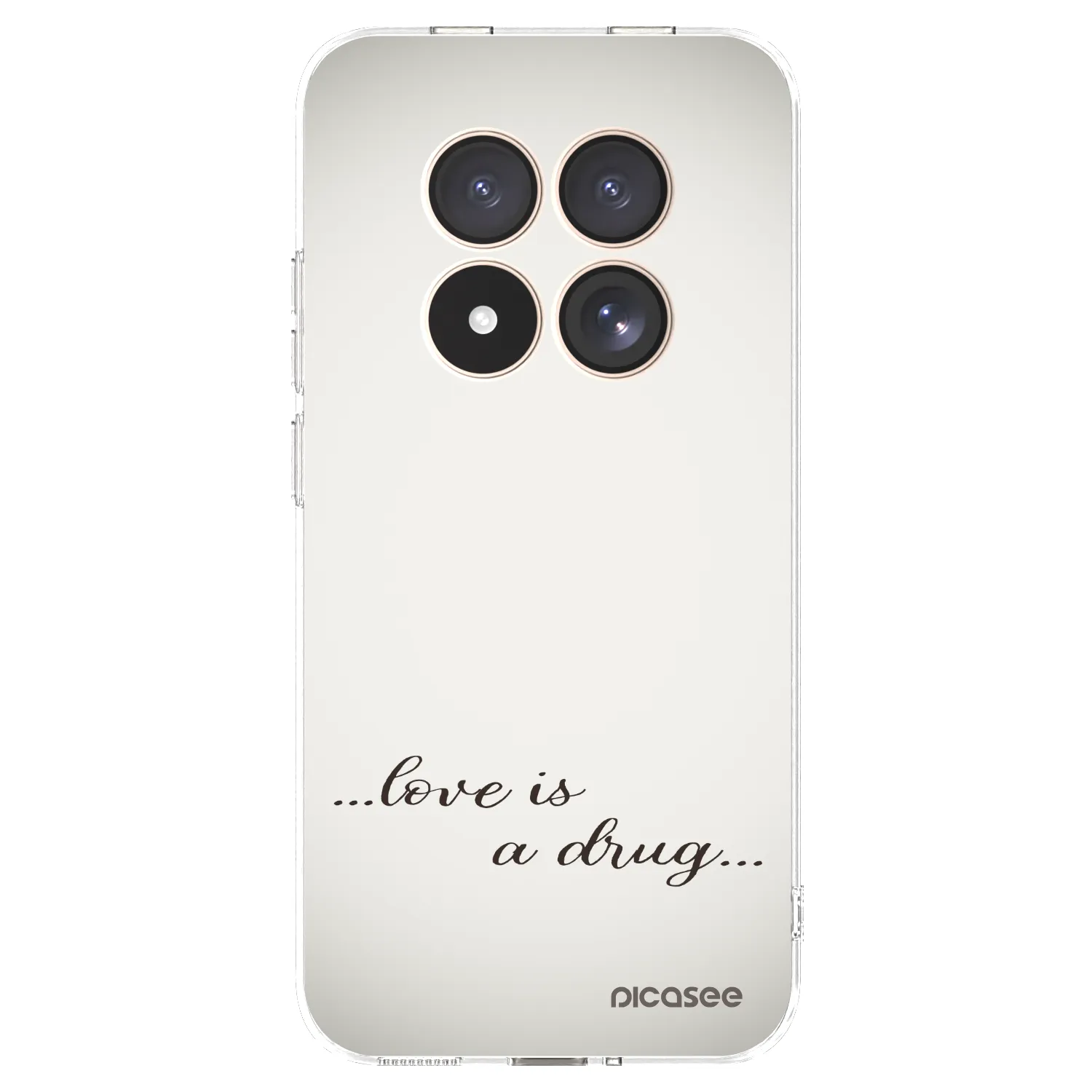 Picasee silikonski prozorni ovitek za Xiaomi Redmi Note 15 Pro 4G - Love is a drug