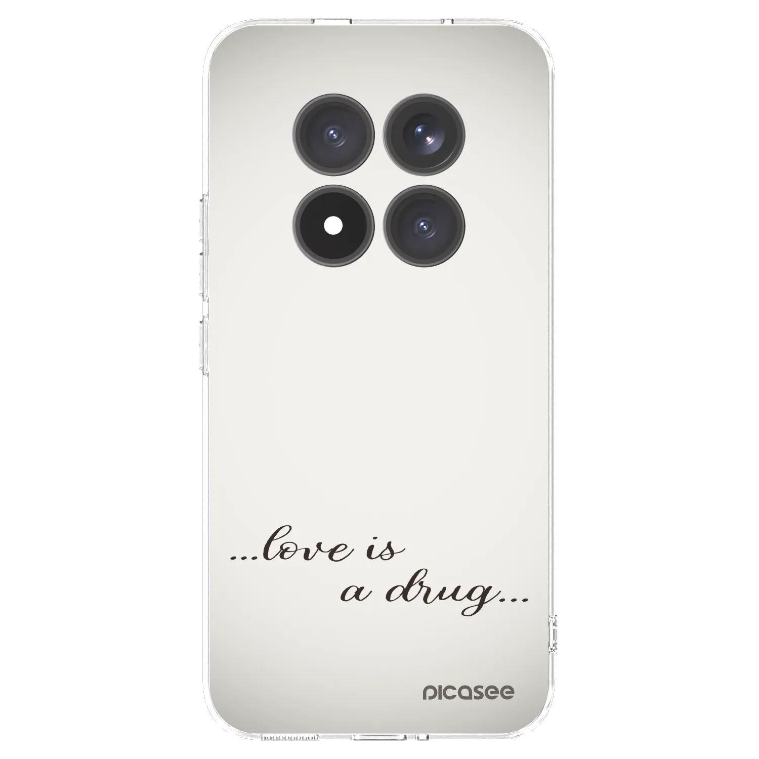 Picasee silikonski prozorni ovitek za Xiaomi Redmi Note 15 Pro+ - Love is a drug