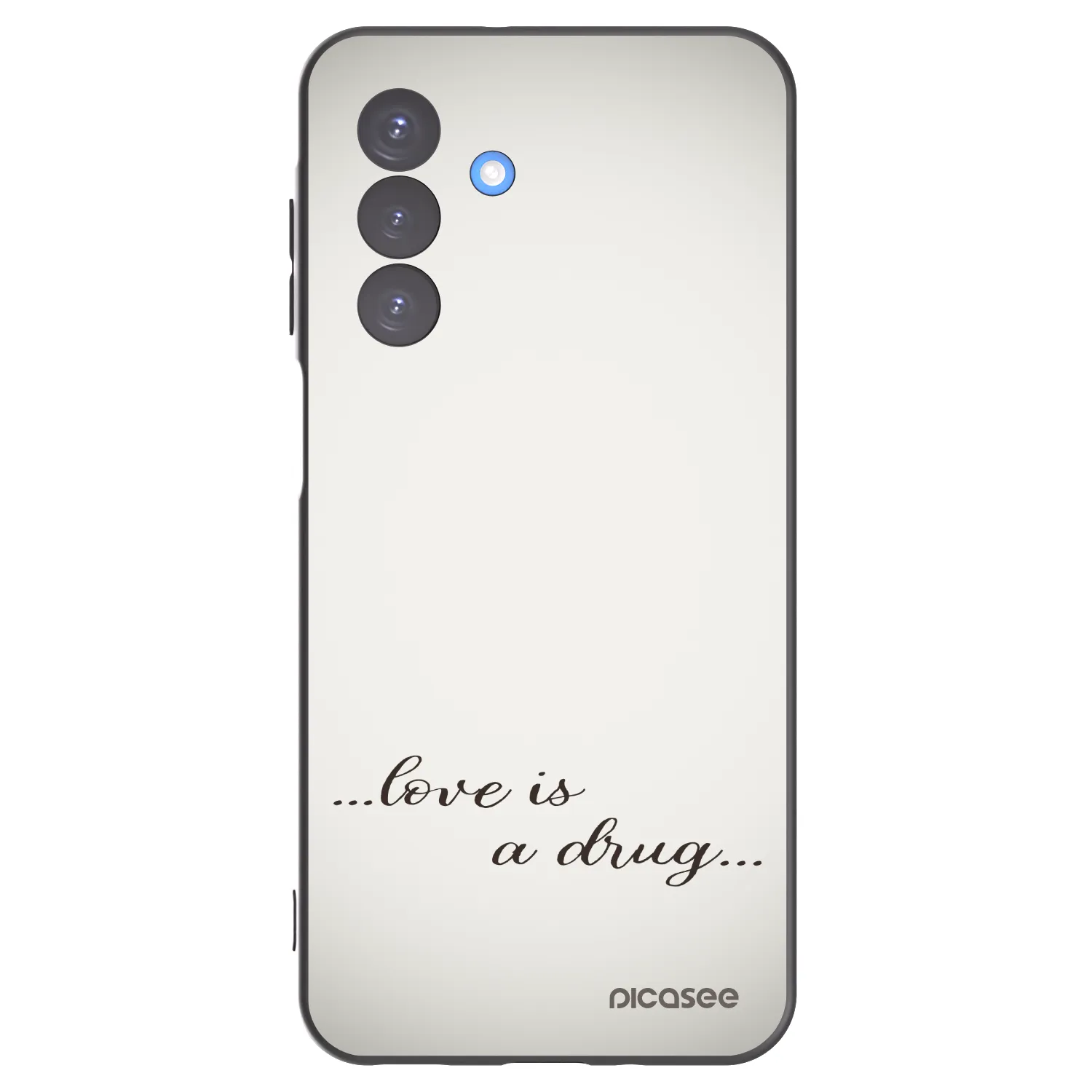Picasee silikonski črni ovitek za Samsung Galaxy A17 5G - Love is a drug