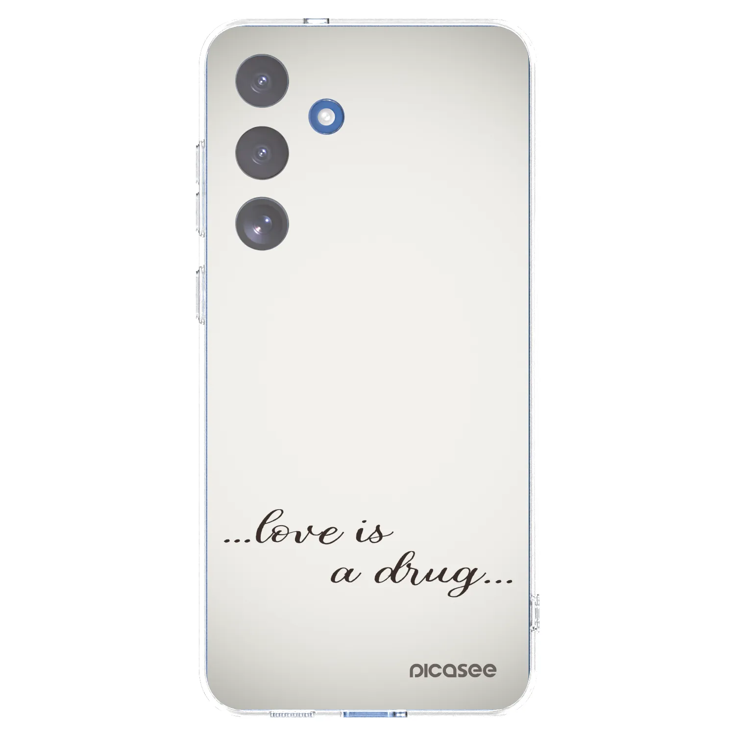 Picasee silikonski prozorni ovitek za Samsung Galaxy S25 FE 5G - Love is a drug