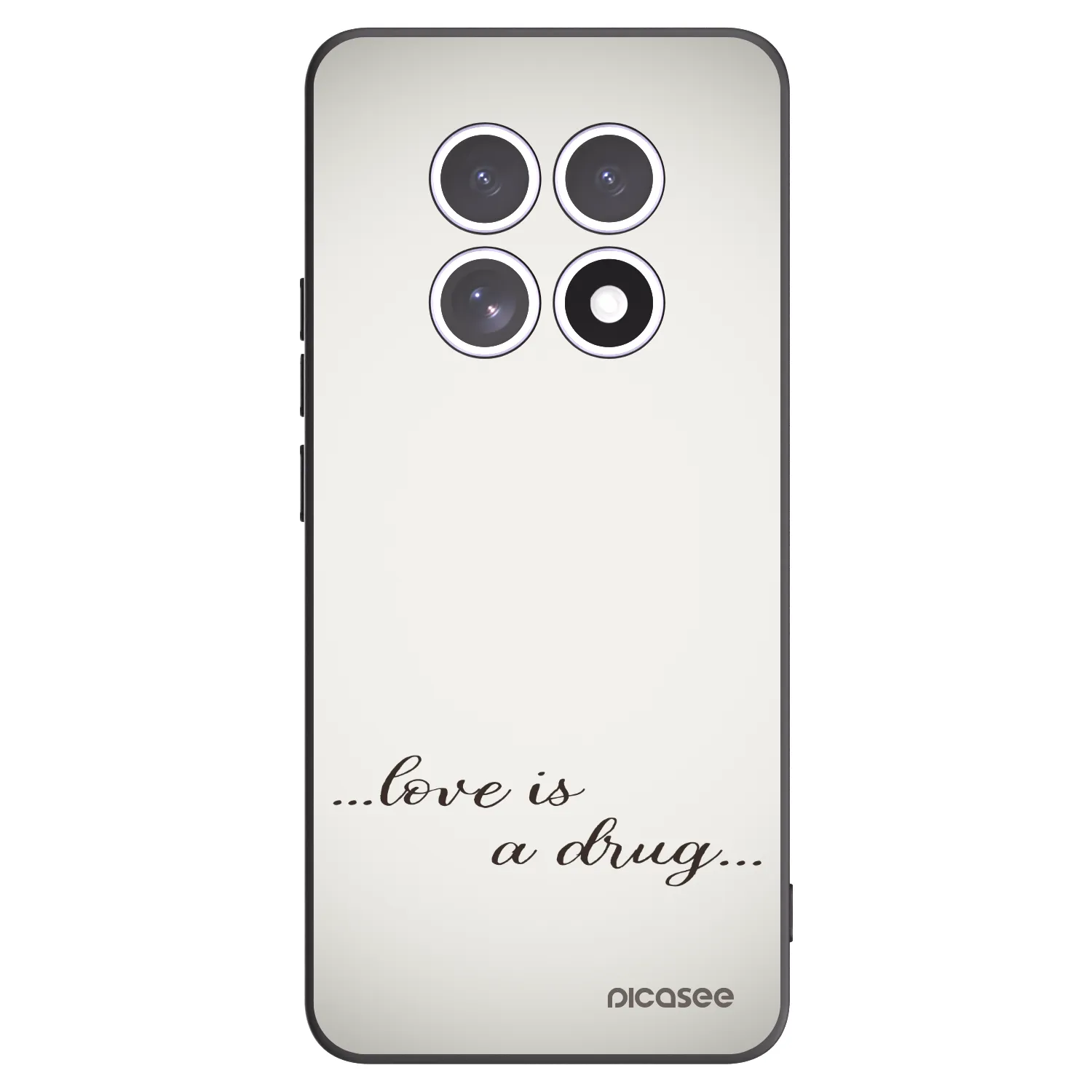 Picasee silikonski črni ovitek za Xiaomi Redmi Note 15 - Love is a drug