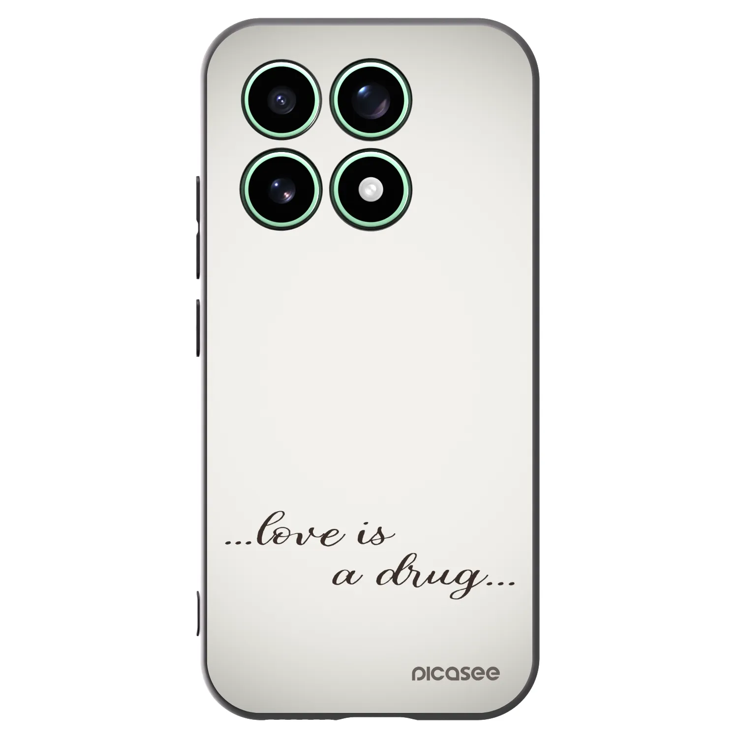 Picasee silikonski črni ovitek za Xiaomi 17 - Love is a drug
