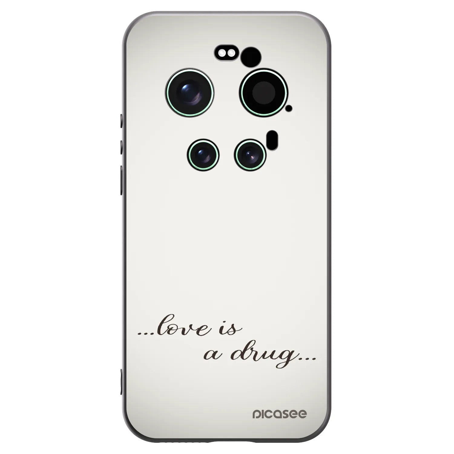 Picasee silikonski črni ovitek za Xiaomi 17 Ultra - Love is a drug