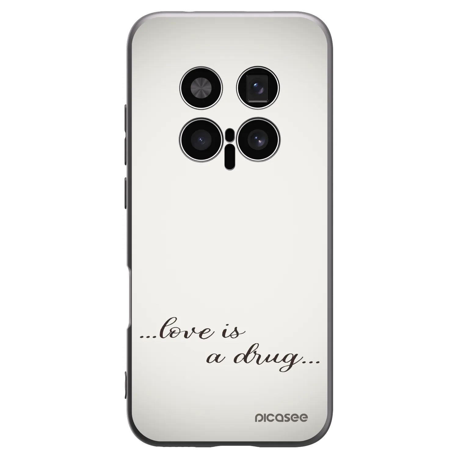Picasee silikonski črni ovitek za Honor Magic8 Pro 5G - Love is a drug