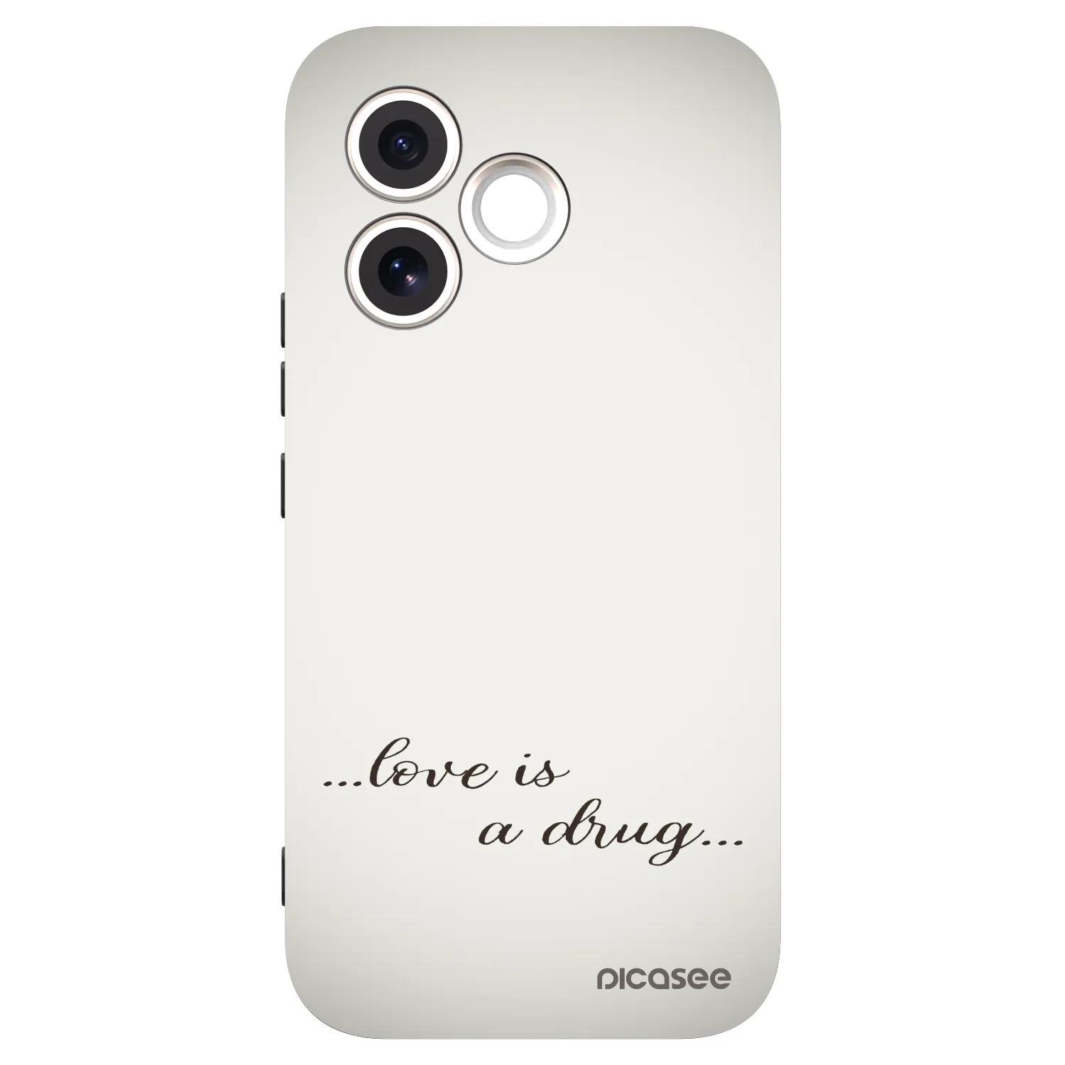 Picasee silikonski črni ovitek za Honor 600 Lite - Love is a drug