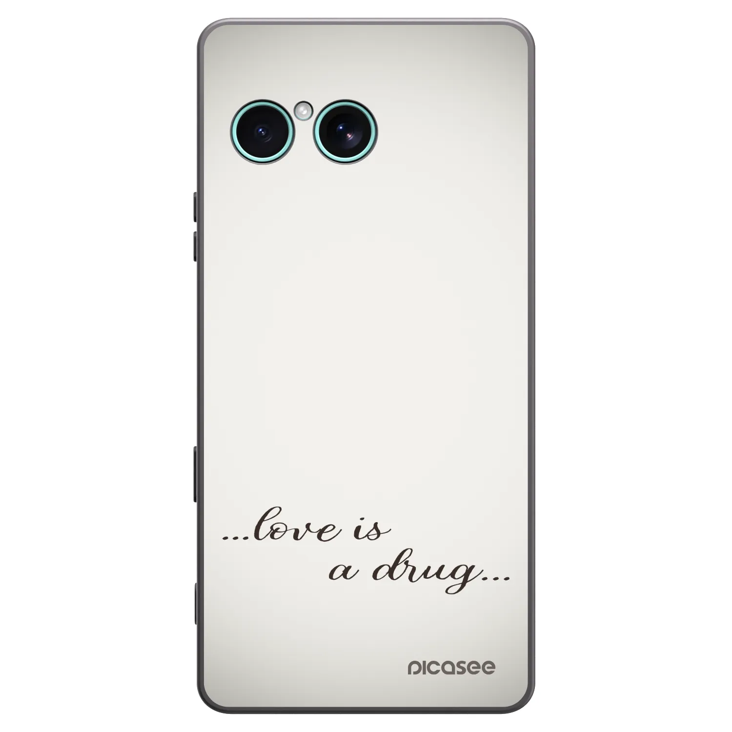 Picasee silikonski črni ovitek za Sony Xperia 10 VII - Love is a drug