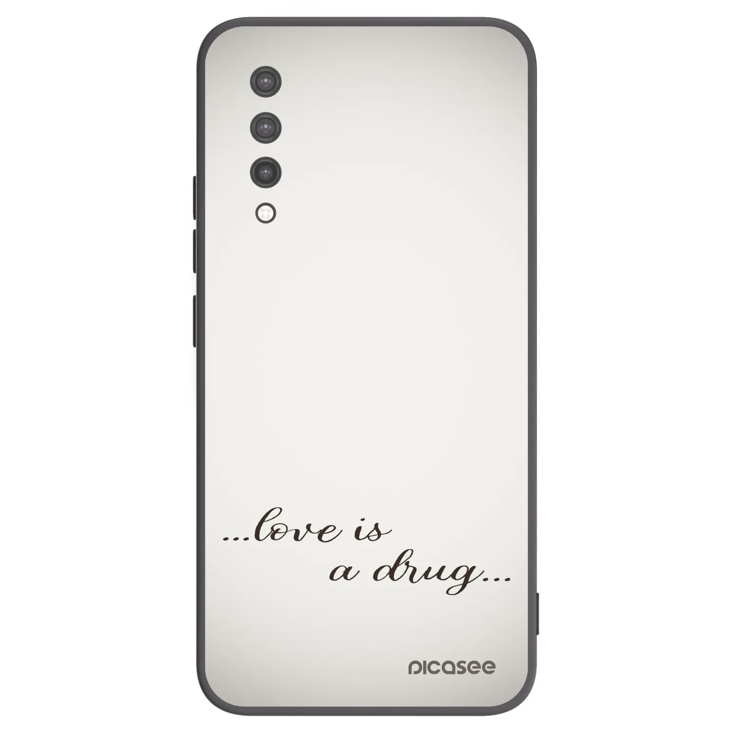 Picasee silikonski črni ovitek za Xiaomi Mi 9 Lite - Love is a drug