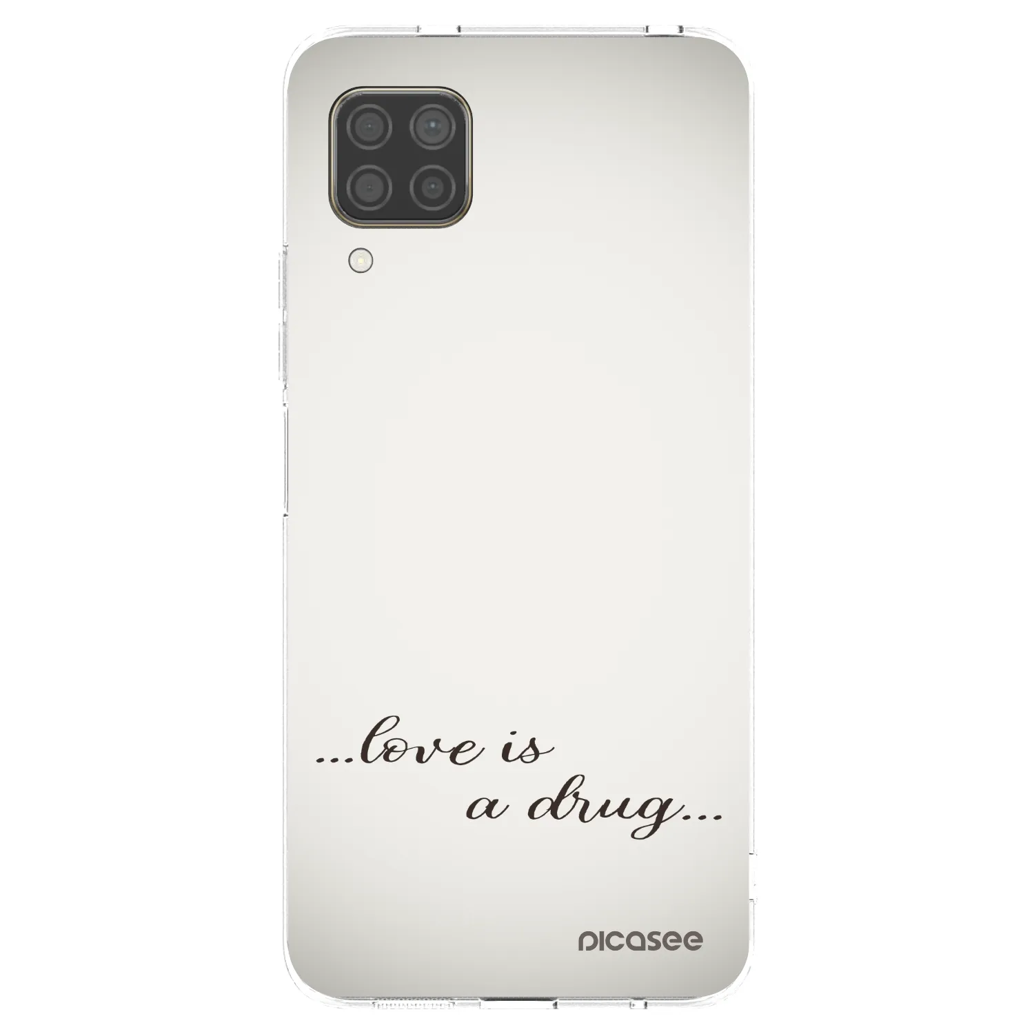 Picasee silikonski prozorni ovitek za Huawei P40 Lite - Love is a drug