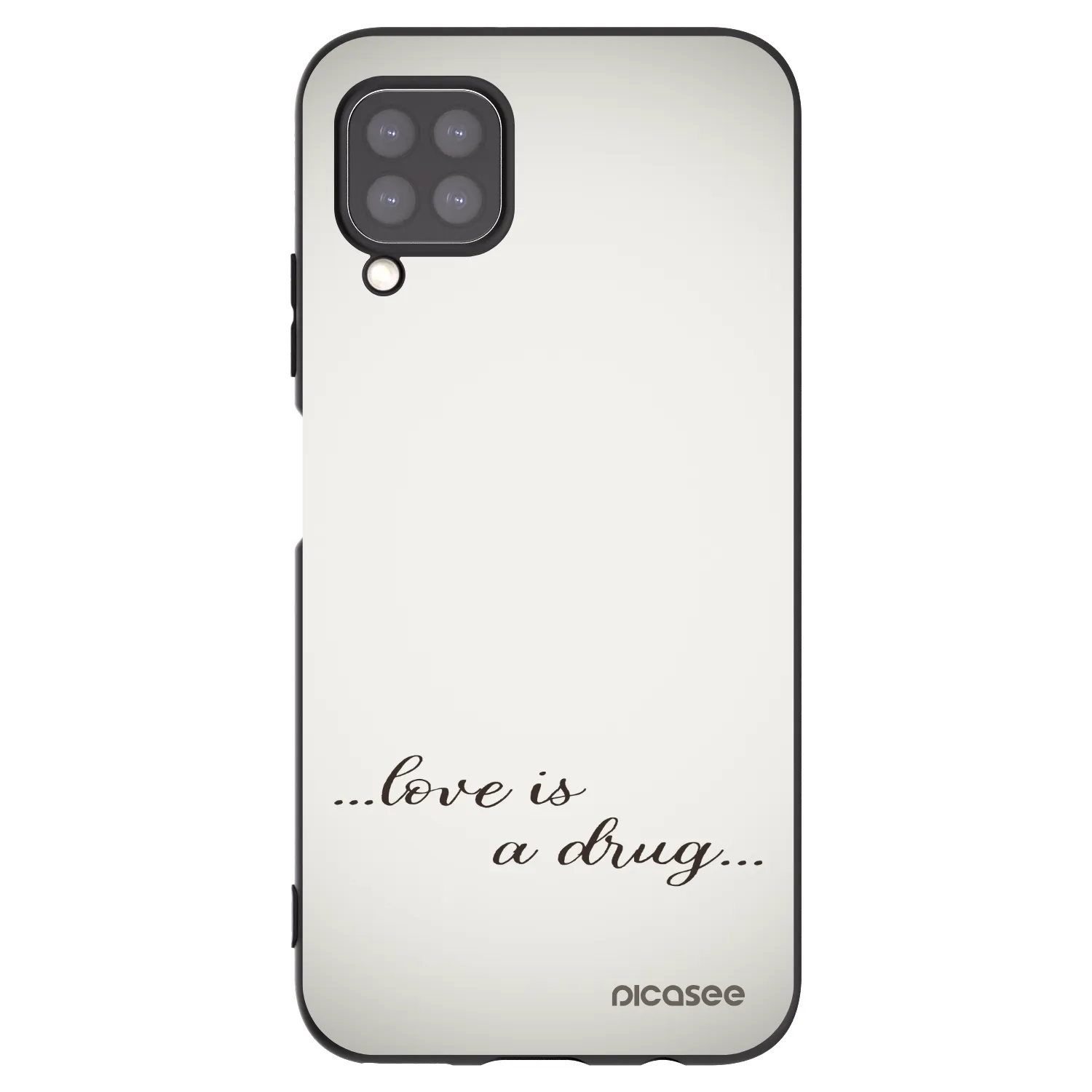 Picasee silikonski črni ovitek za Huawei P40 Lite - Love is a drug