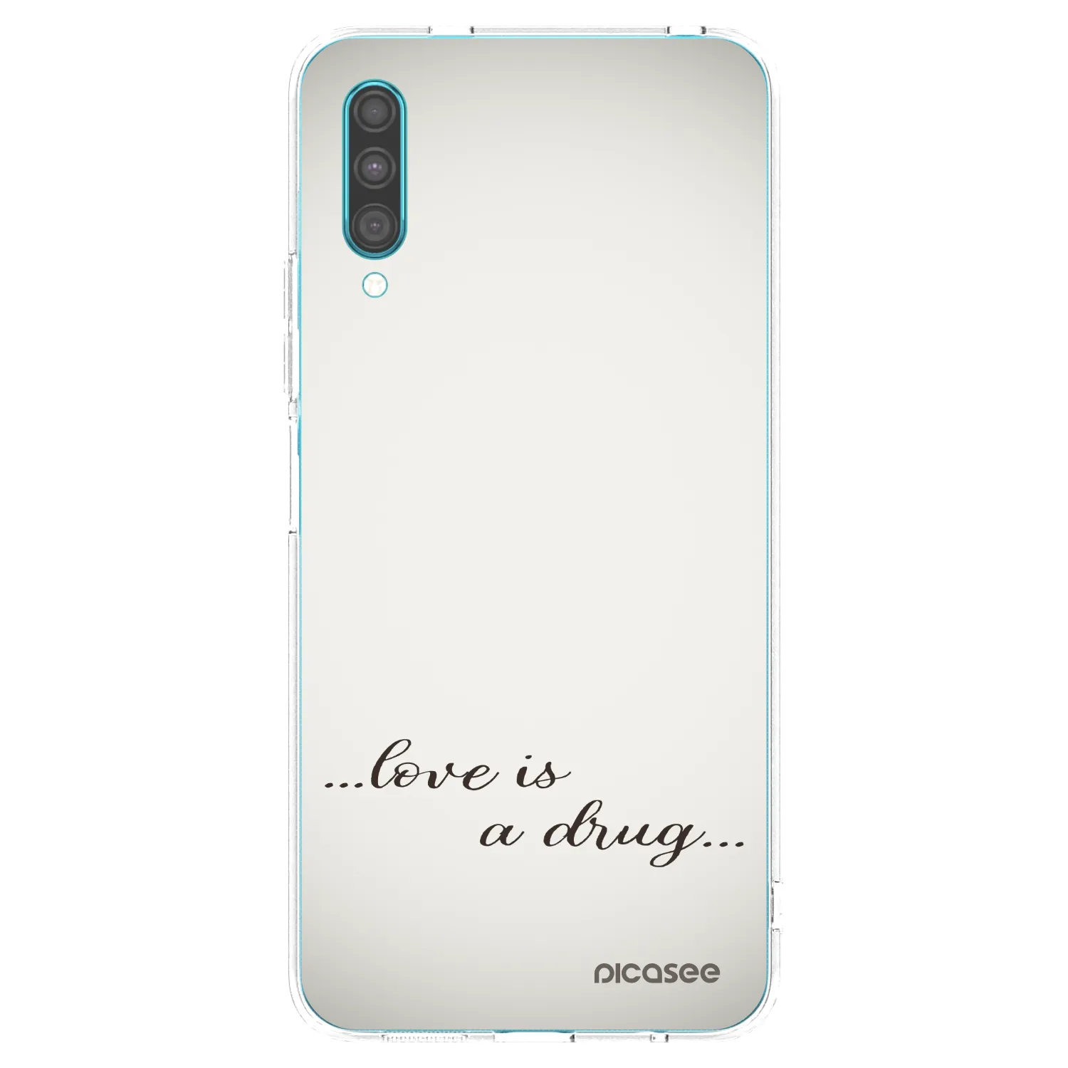 Picasee silikonski prozorni ovitek za Samsung Galaxy A30s A307F - Love is a drug