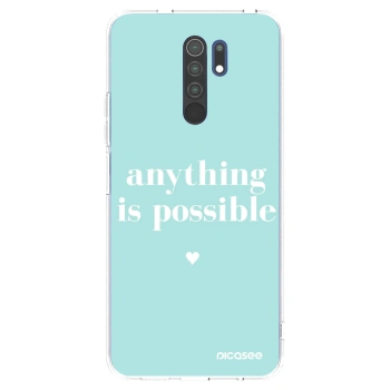Picasee silikonski prozorni ovitek za Xiaomi Redmi 9 - Anything is possible