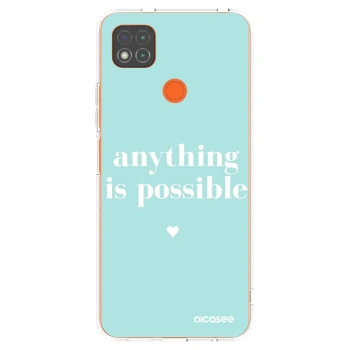 Picasee silikonski prozorni ovitek za Xiaomi Redmi 9C - Anything is possible