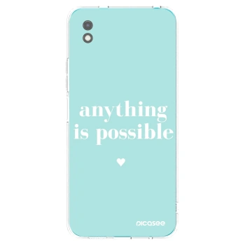 Picasee silikonski črni ovitek za Xiaomi Redmi 9A - Anything is possible